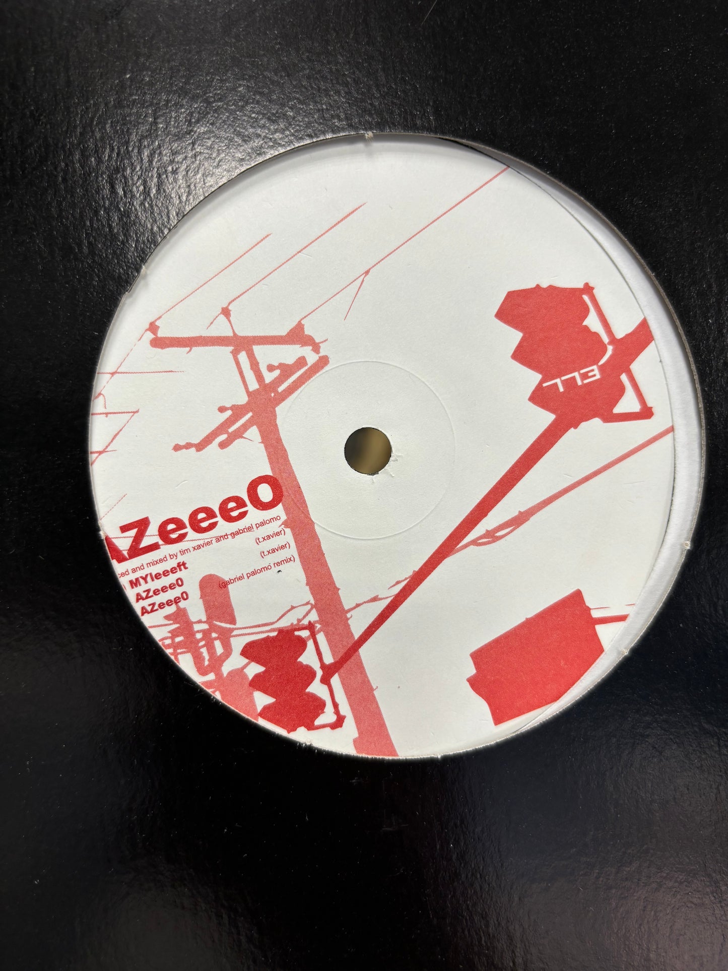 Tim Xavier: AZeeeO, 12inch, Only official pressing, 773 Tekno, US 2004