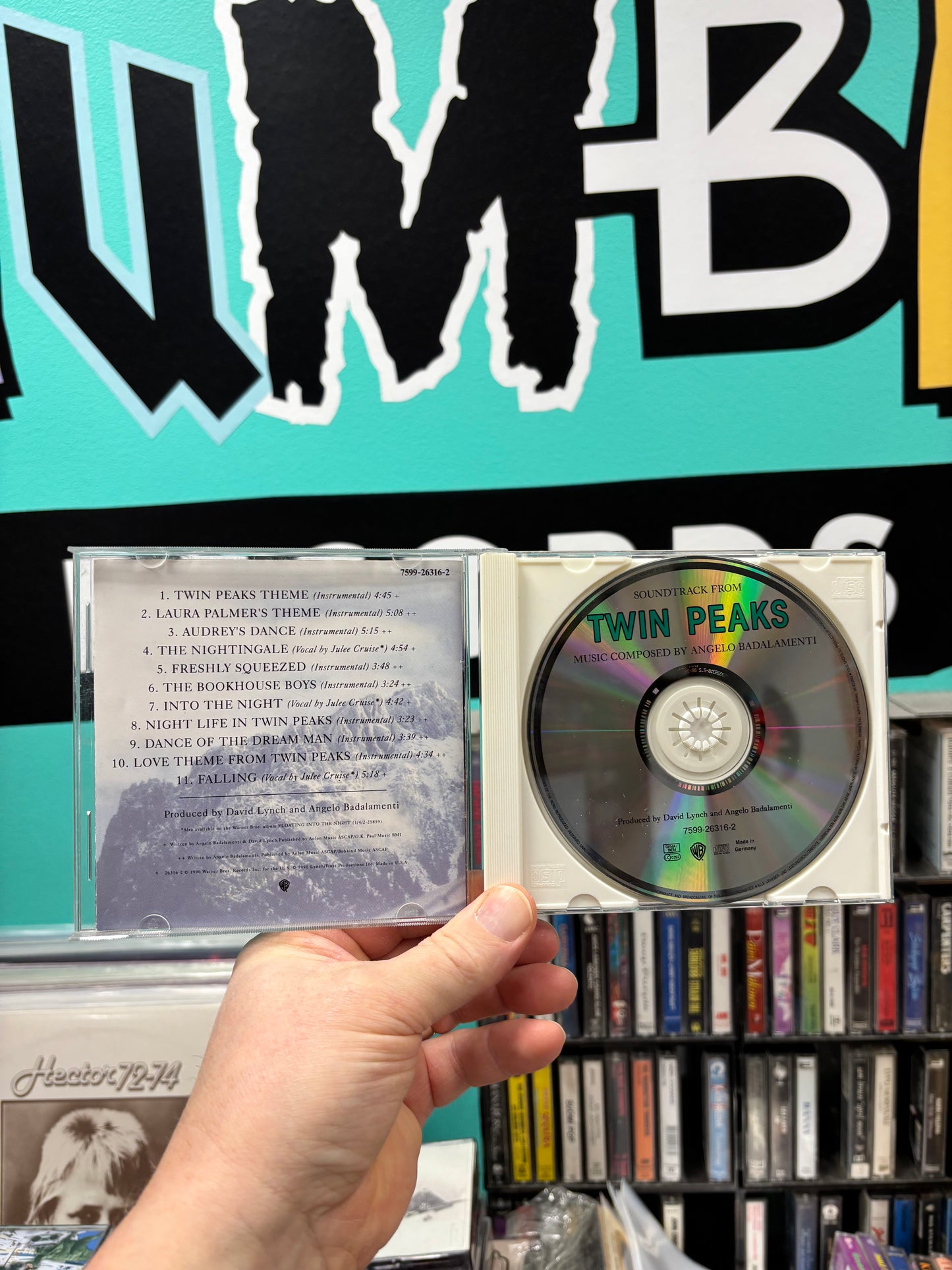 Angelo Badalamenti: Music From Twin Peaks, CD, reissue, Warner Bros. Records, Europe 1998