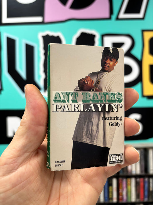 Ant Banks: Parlayin’, cassette single, 1st pressing, Only official cassette pressing, Jive, Dangerous Music, US 1994