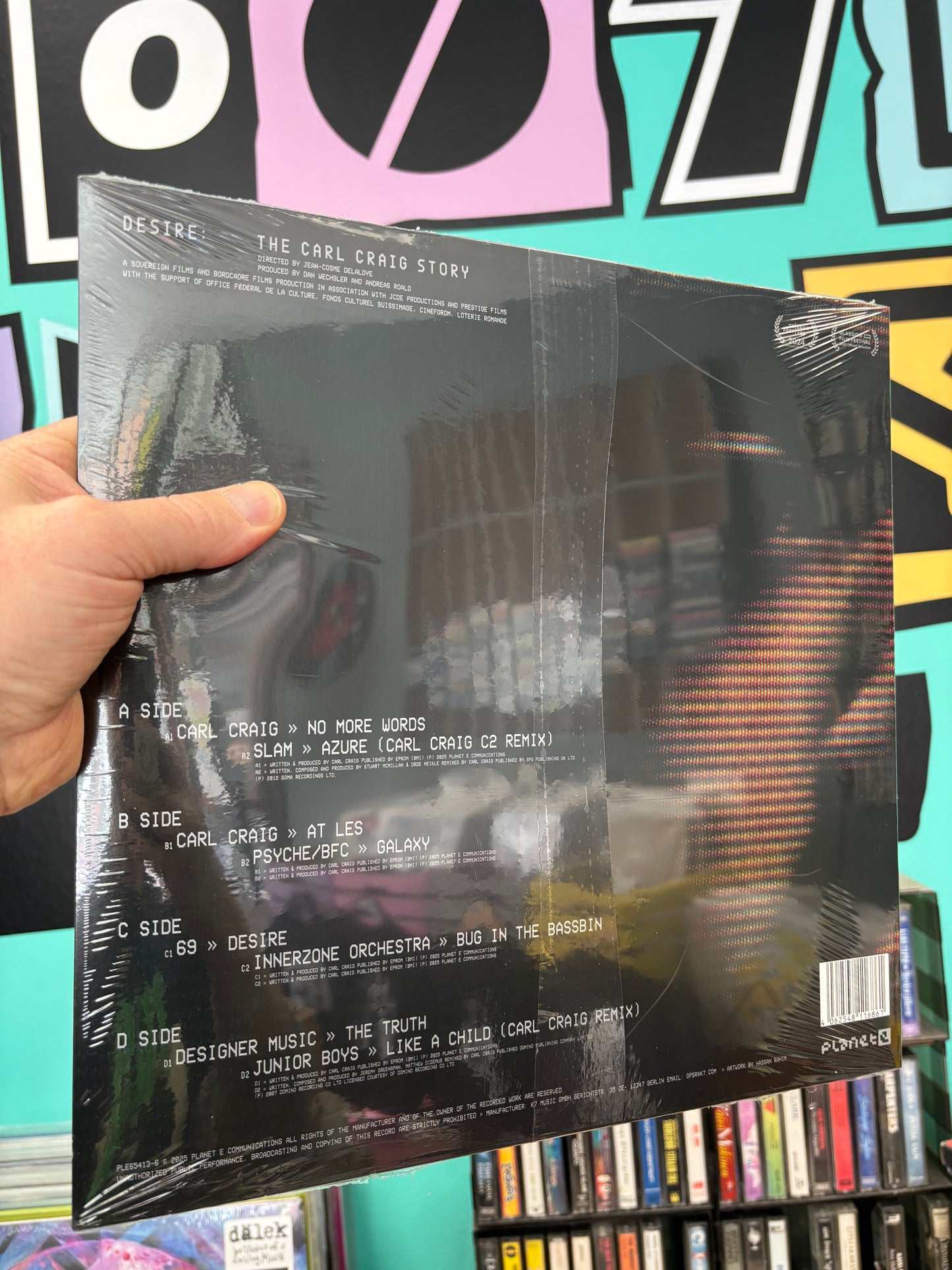 Desire: Carl Craig Story - soundtrack, 2x12inch, Only vinyl pressing, PlanetE, Germany 2025