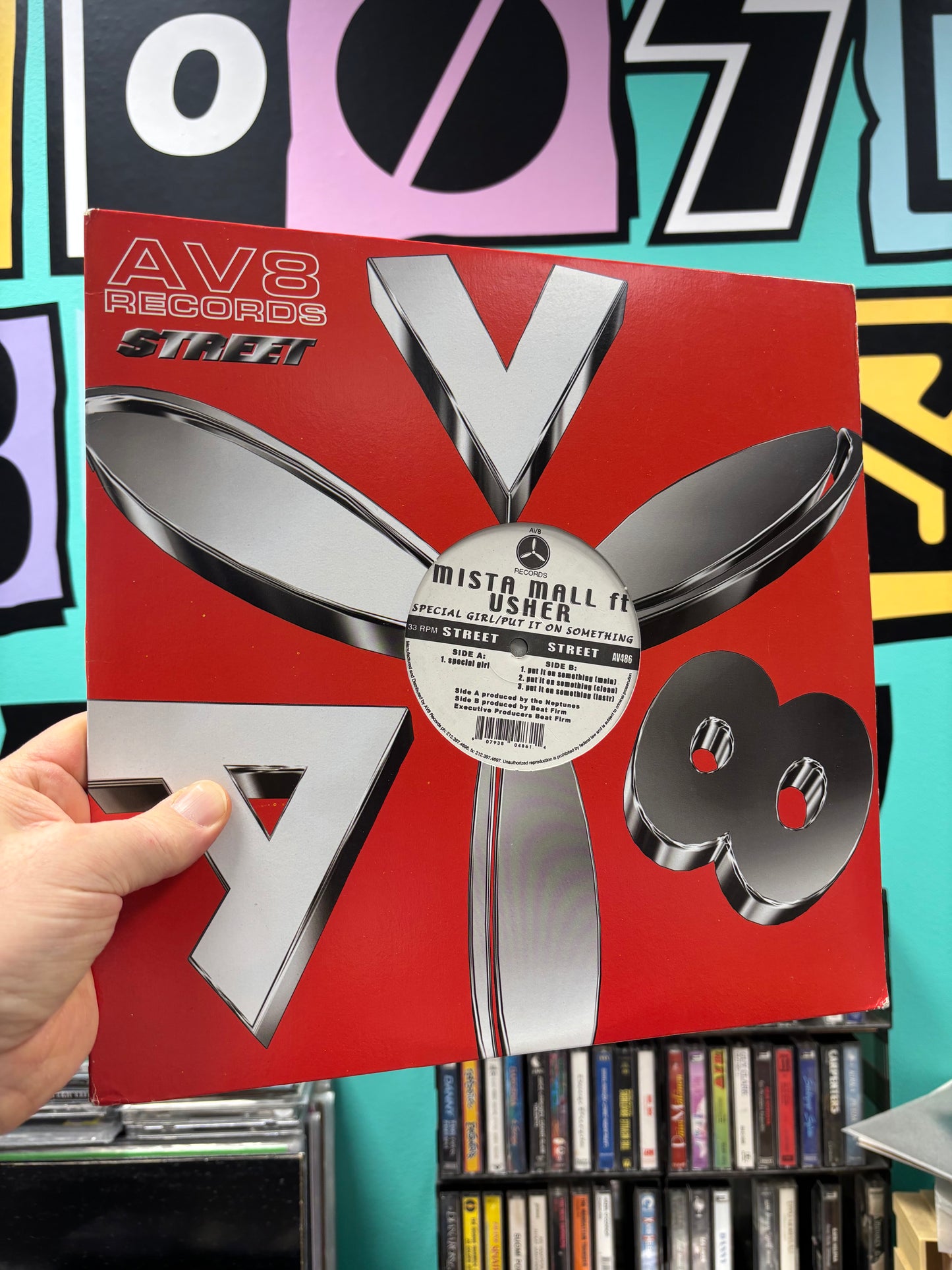 Mista Mall feat. Usher: Special Girl/Put It On Something, 12inch, Only official pressing, AV8 Records, US 2005