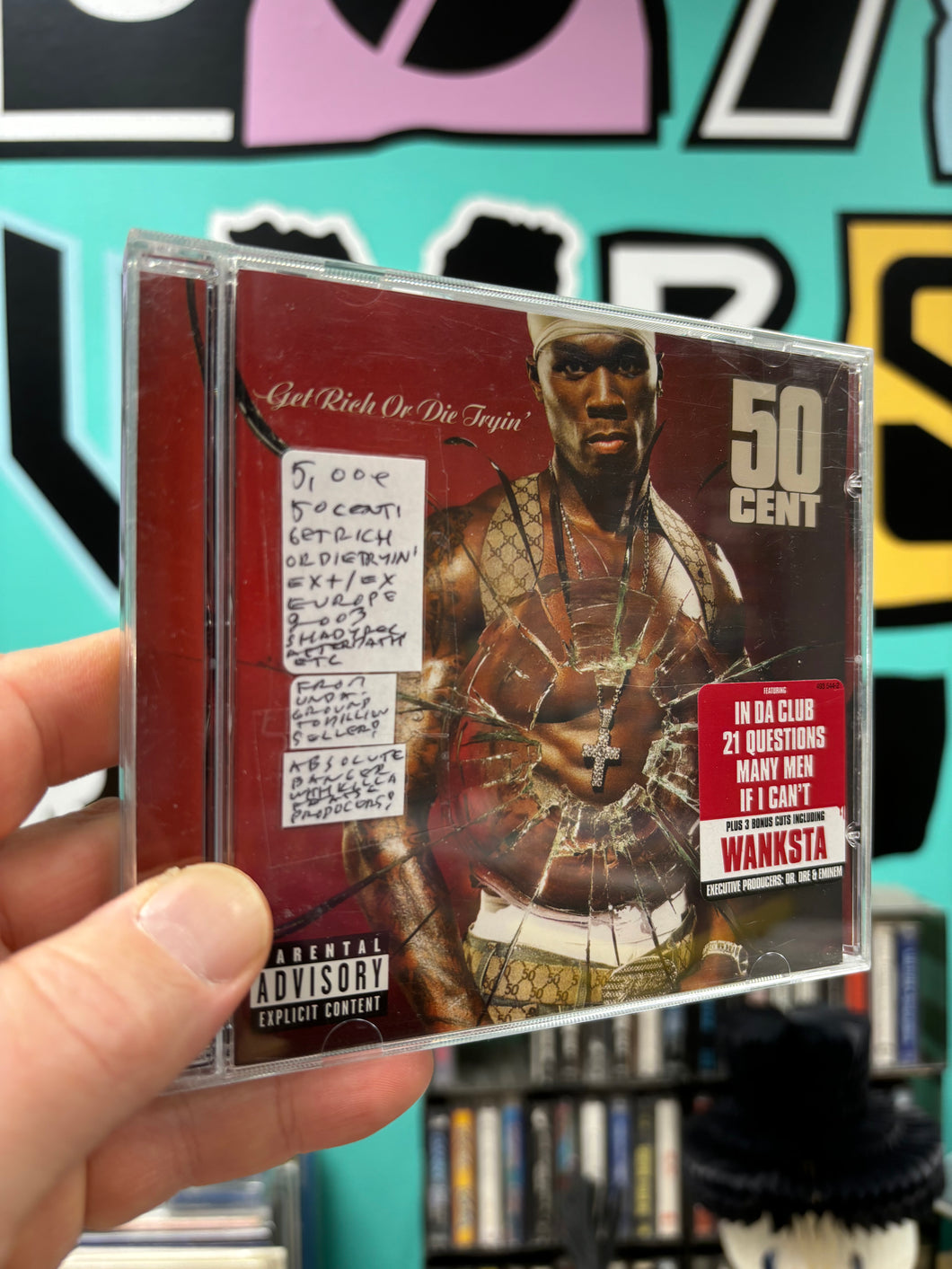50 Cent: Get Rich Or Die Tryin’, CD, Europe 2003