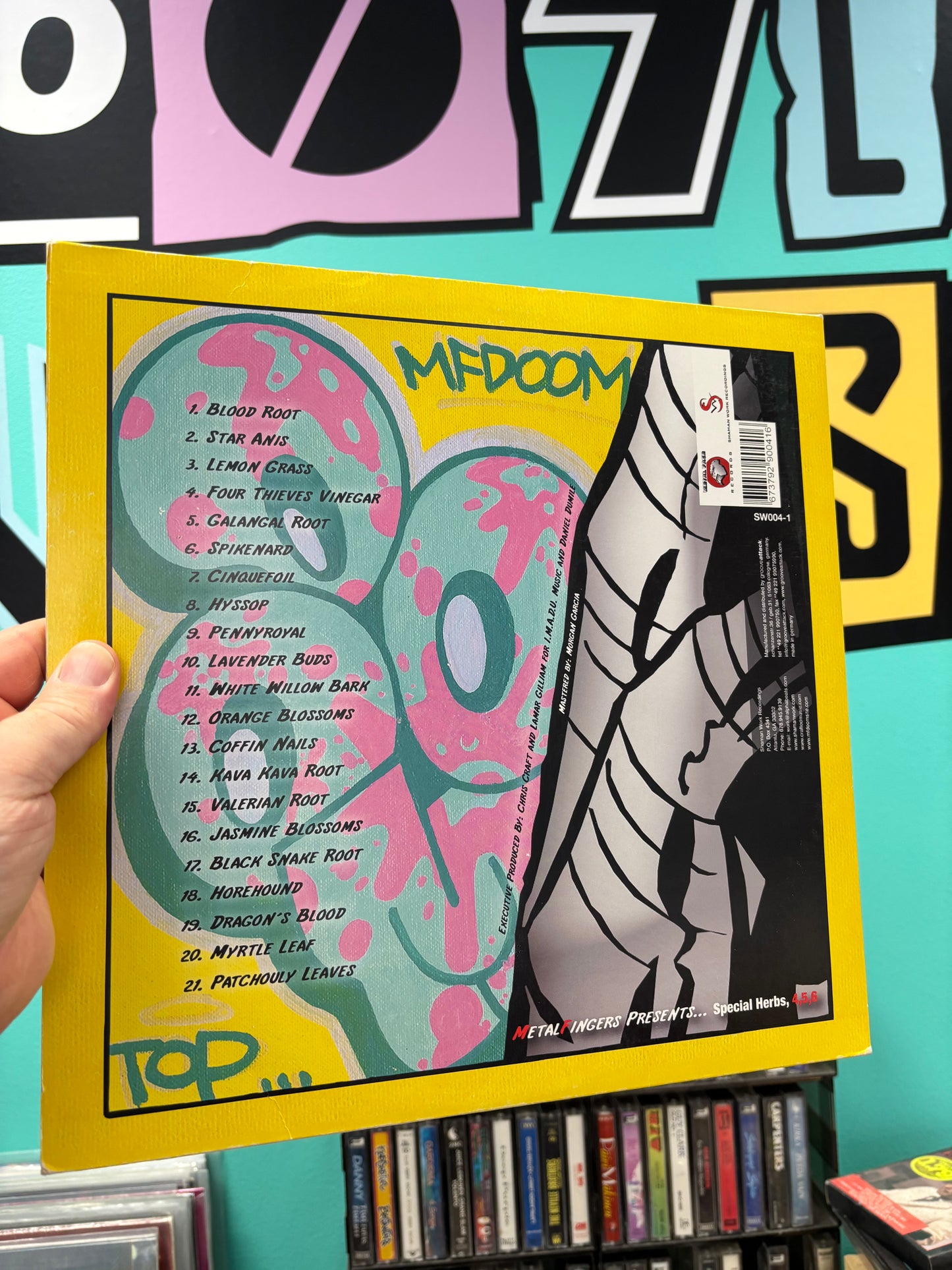 Metal Fingers: Special Herbs 4,5,6, 2LP, 1st pressing, Only vinyl pressing, gatefold, Metal Face Records, Shaman Work Recordings, USA & Europe 2003