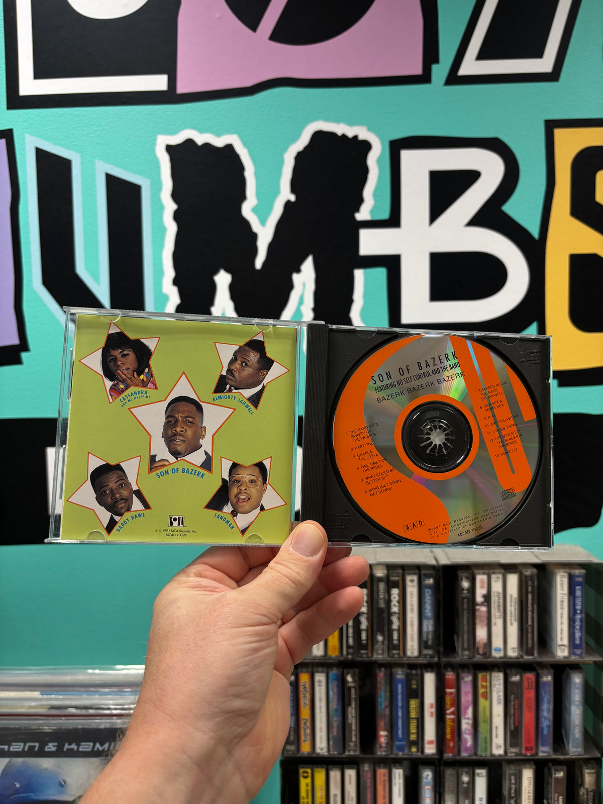 Son Of Bazerk featuring No Self Control And The Band: Bazerk Bazerk Bazerk, CD, 1st pressing, Soul, US 1991