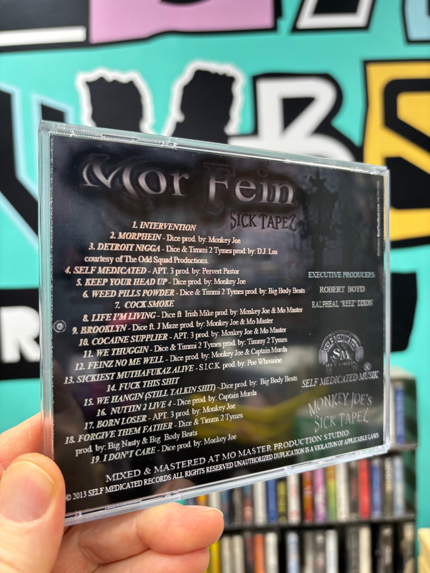 Dice: MorFein, CDr, 1st pressing, Self Medicated Records, US 2013