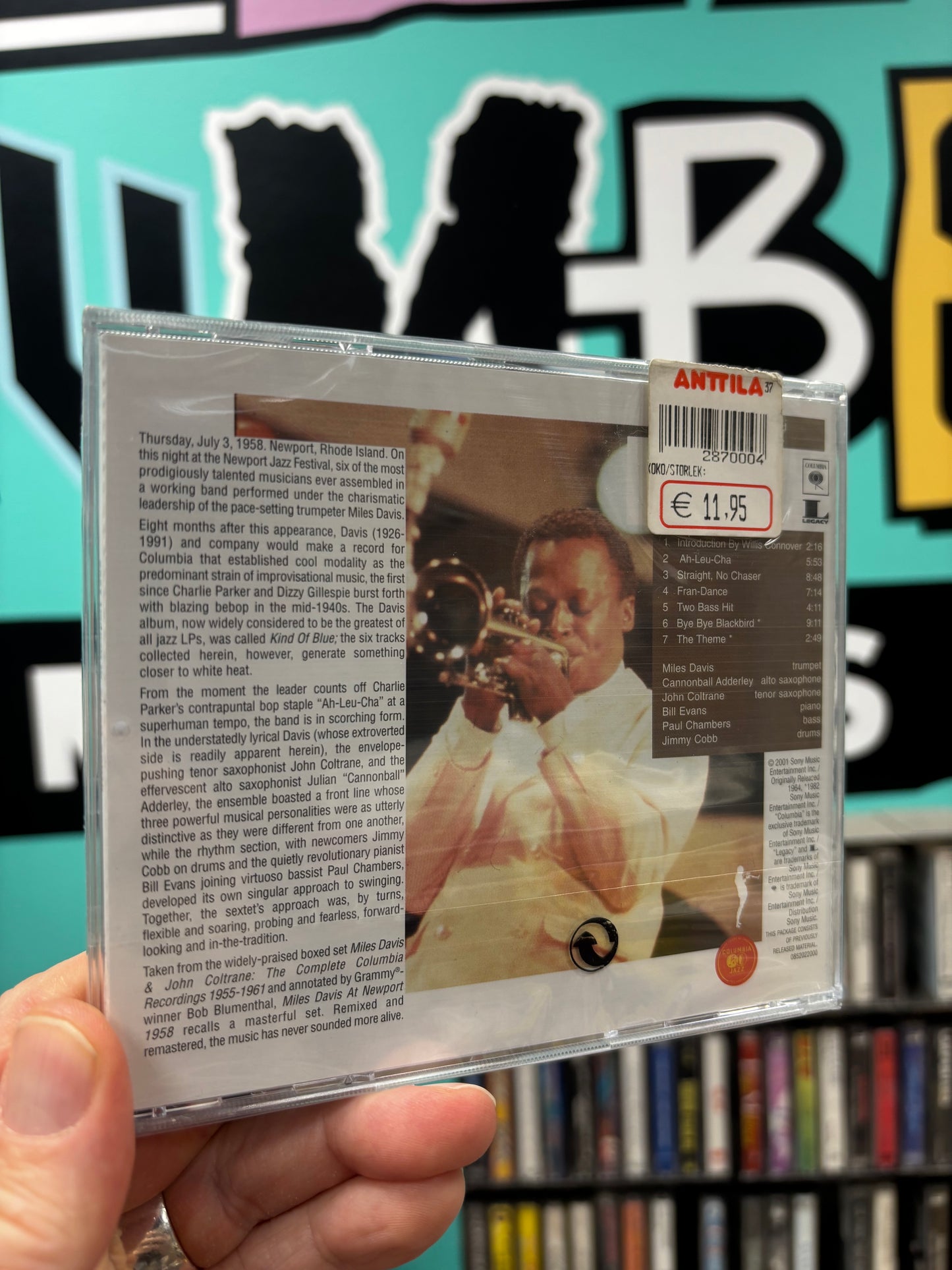 Miles Davis: At Newport 1958, CD, live, remastered, Columbia, Legacy, Europe 2001