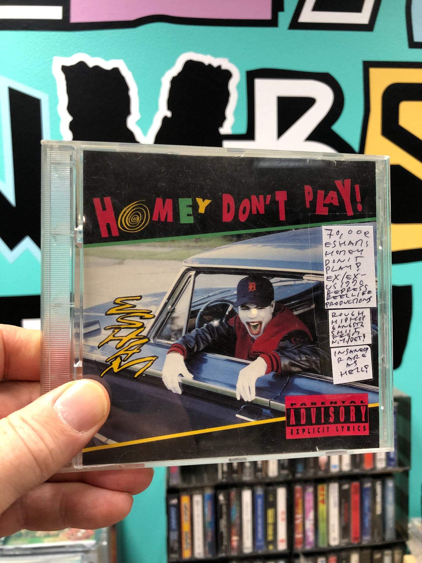 HULLU VARASTOALE -20%‼️‼️‼️Esham: Homey Don’t Play, repress, US 1990