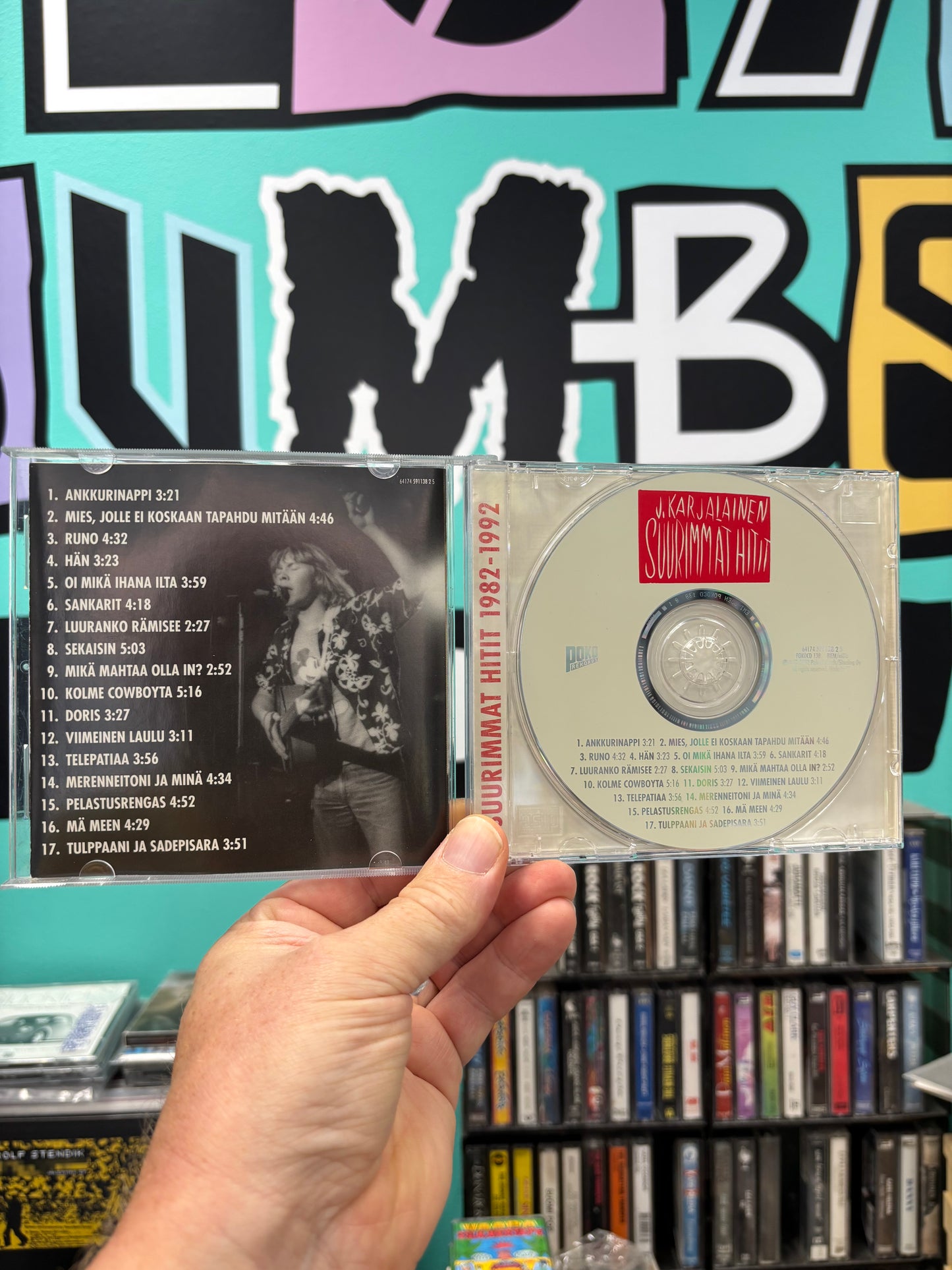 J. Karjalainen: Suurimmat Hitit 1982-1992, CD, Compilation, reissue, remastered, Poko Rekords, Finland 2003