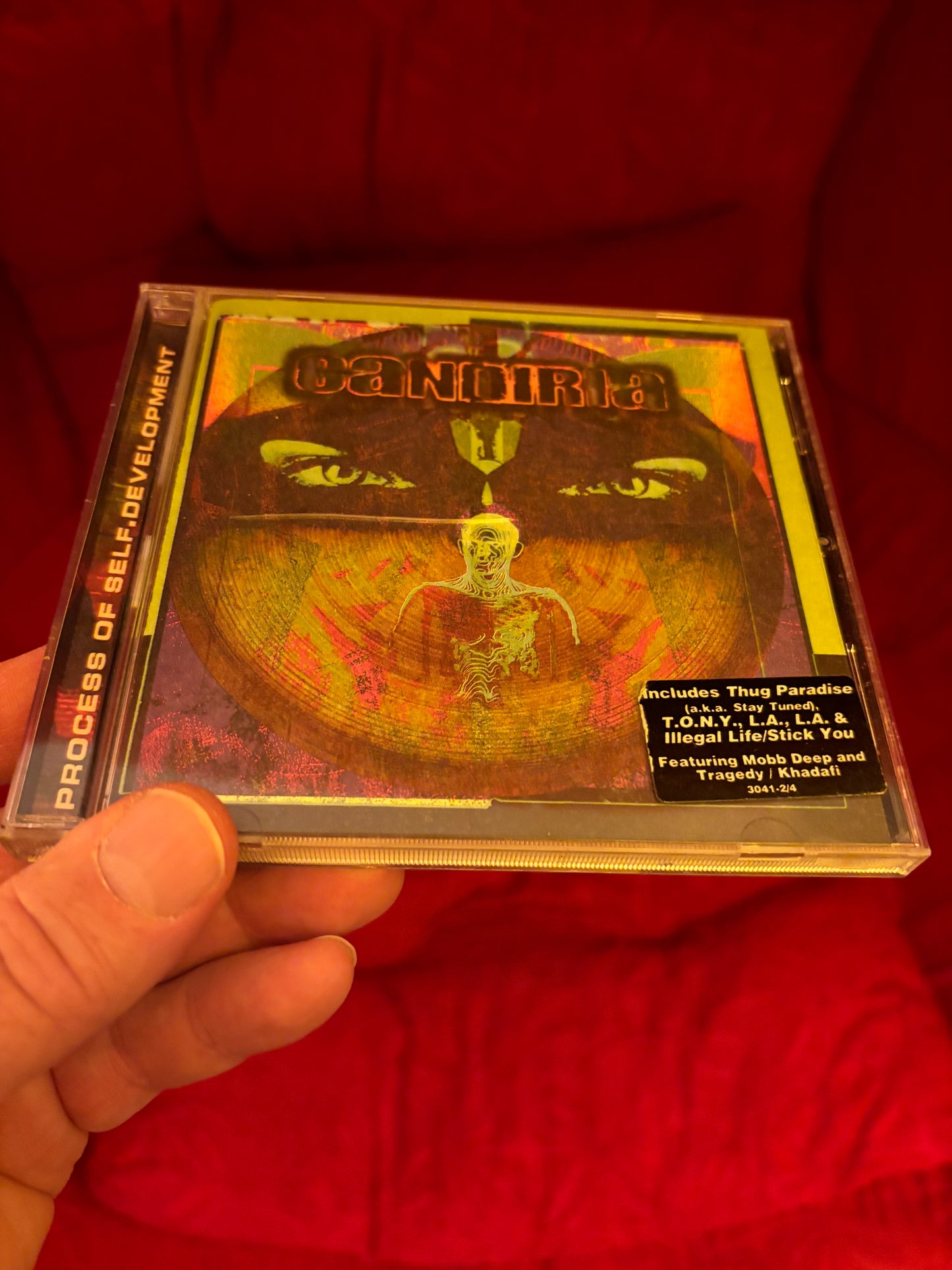 Candiria: Process Of Self. Development, CD, 1st pressing, Only CD pressing, M.I.A. Records, US 1999