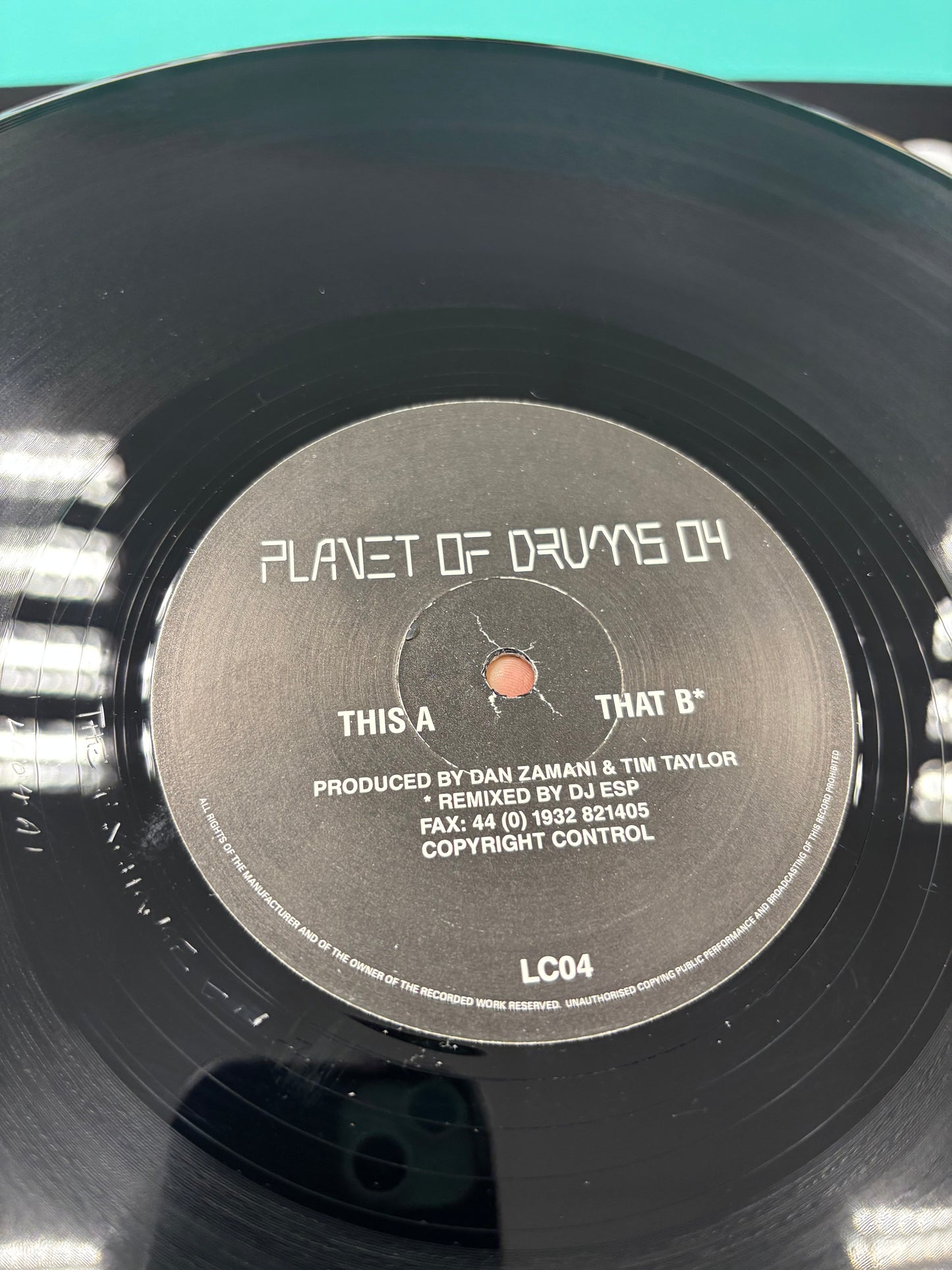 Dan Zamani & Tim Taylor: Planet Of Drums 04, 2x12inch, Only official pressing, Planet Of Drums, UK 1995