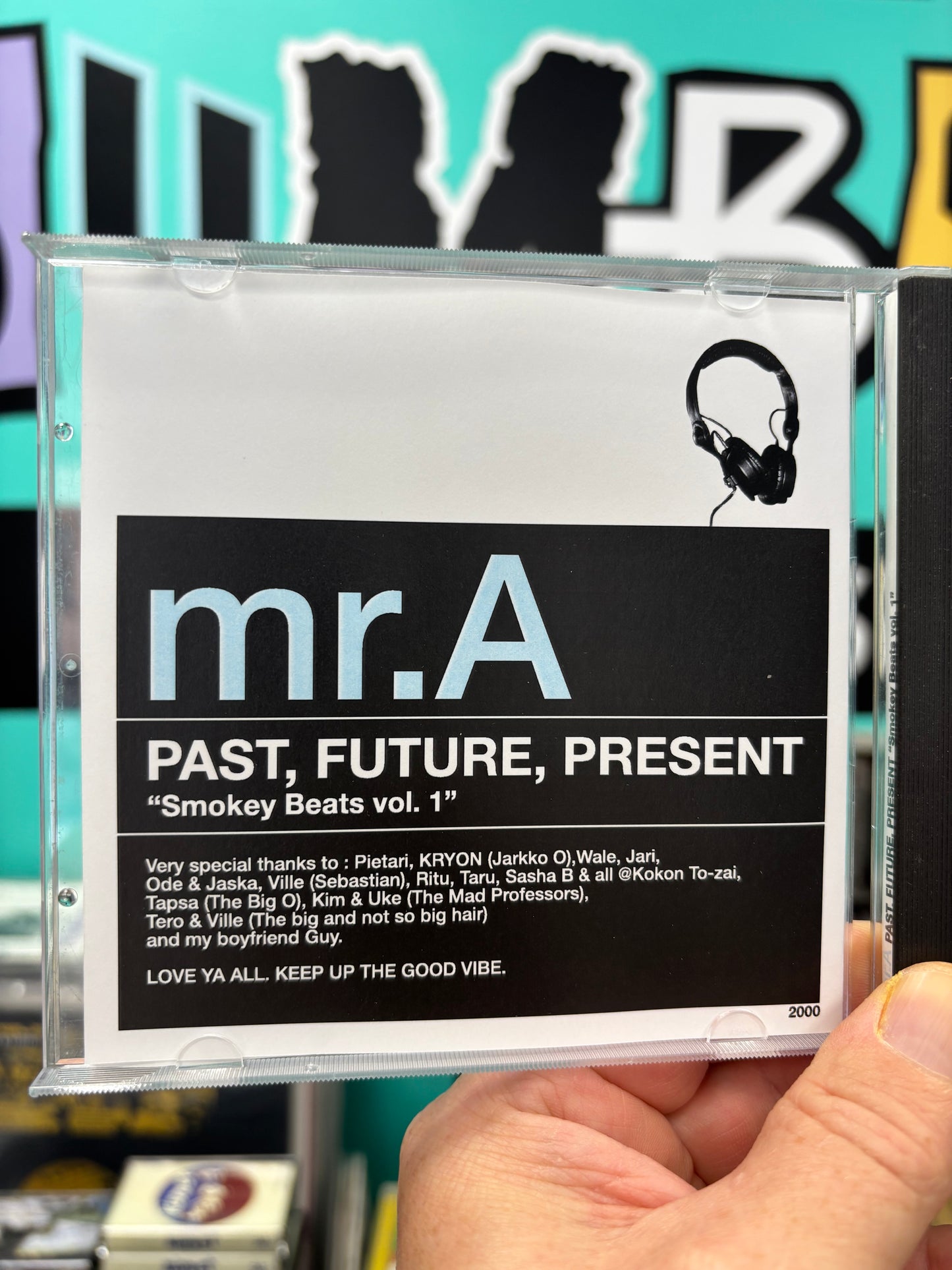 Mr. A Past, Future, Present. ”Smokey Beats vol. 1”, CDr, Only pressing, Compilation, Mixed, Promo, Not On Label, Finland 2000
