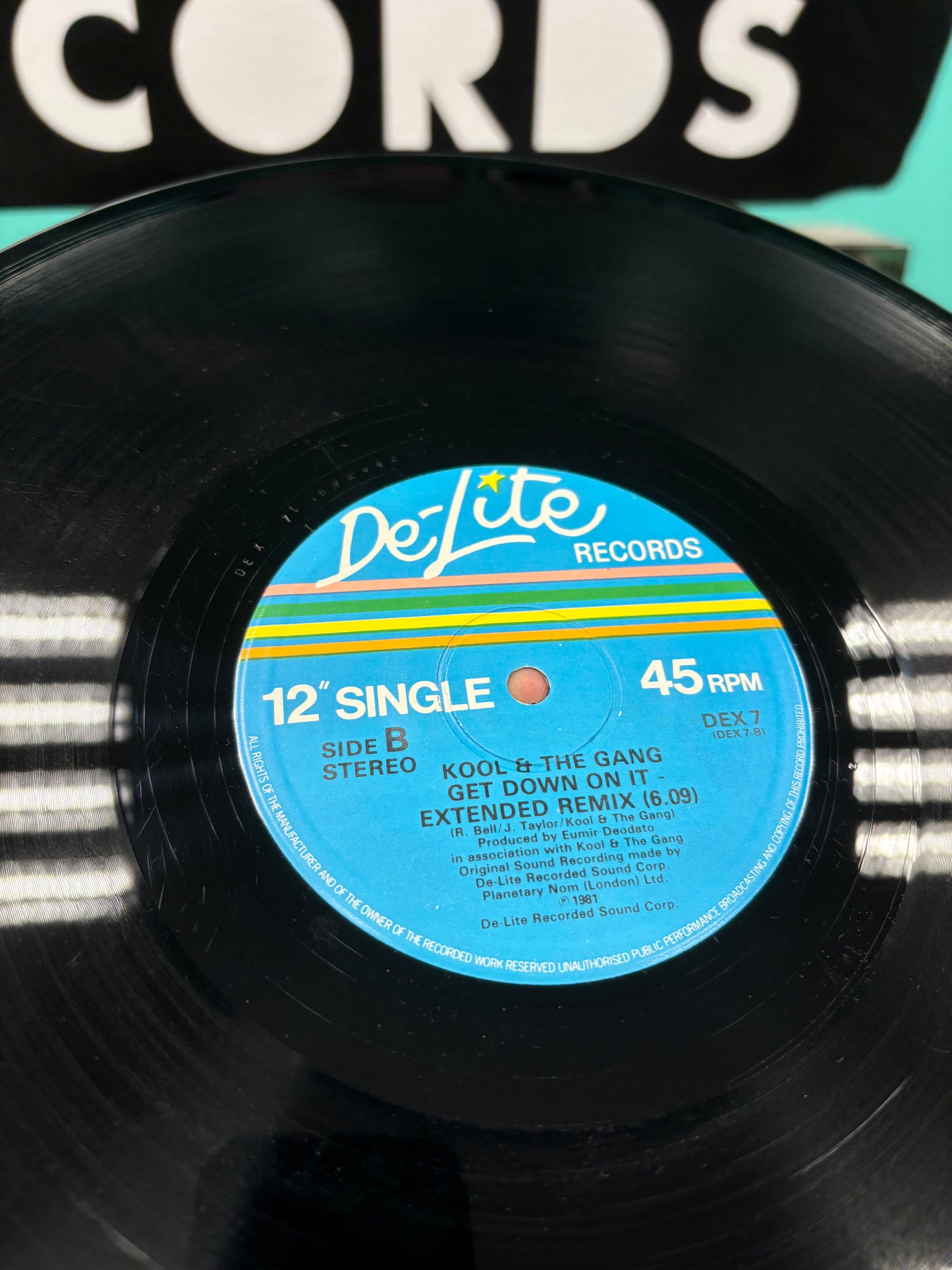 Kool & The Gang: Big Fun/Get Down On It (Extended Remix), 12inch, De-Lite Records, UK 1982