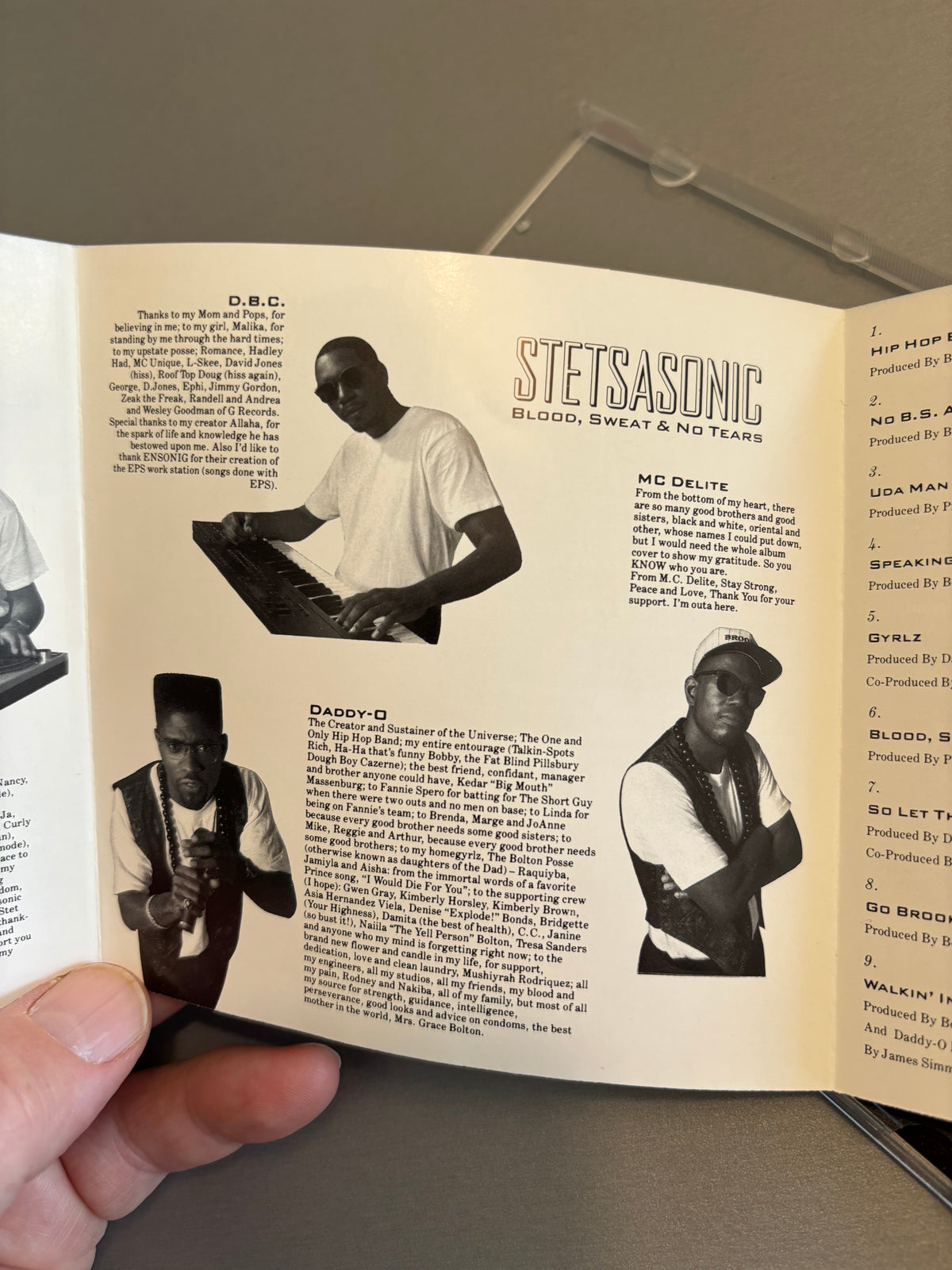 Stetsasonic: Blood, Sweat & No Tears, CD, Tommy Boy, Europe 1991
