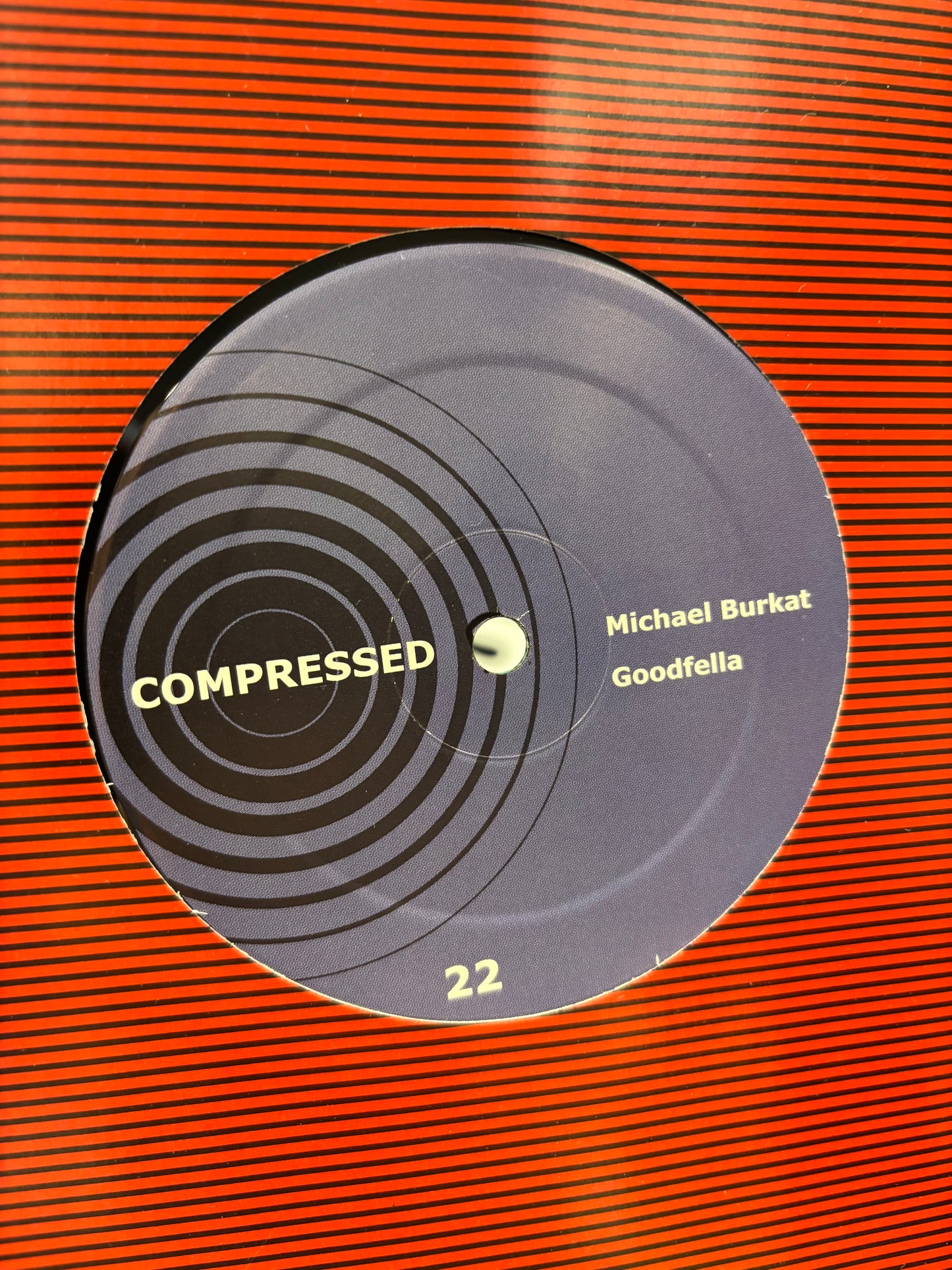 Michael Burkat: Goodfella, 12inch, Only official pressing, Compressed, Germany 2002