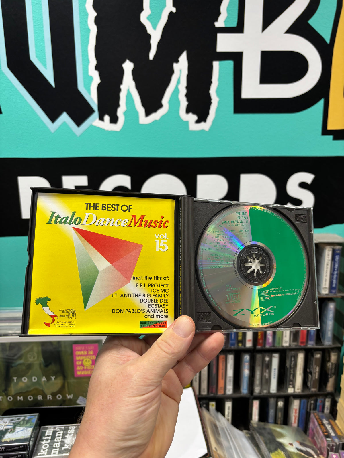 The Best Of Italo Dance Music Vol. 15, 2CD, 1st pressing, Only official CD pressing, compilation, ZYX Records, West-Germany 1990
