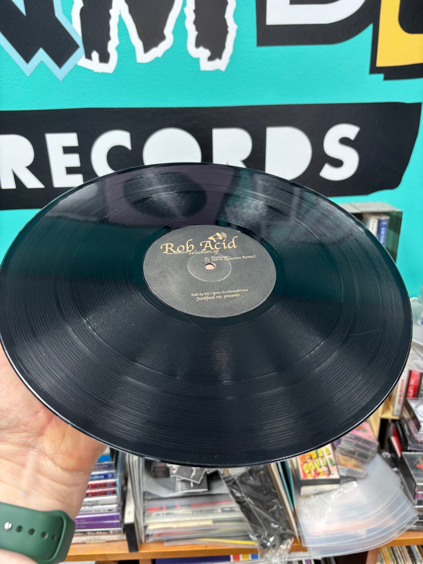 Rob Acid: Selection EP, 12inch, Only pressing, Junkfood Records, Germany 2001