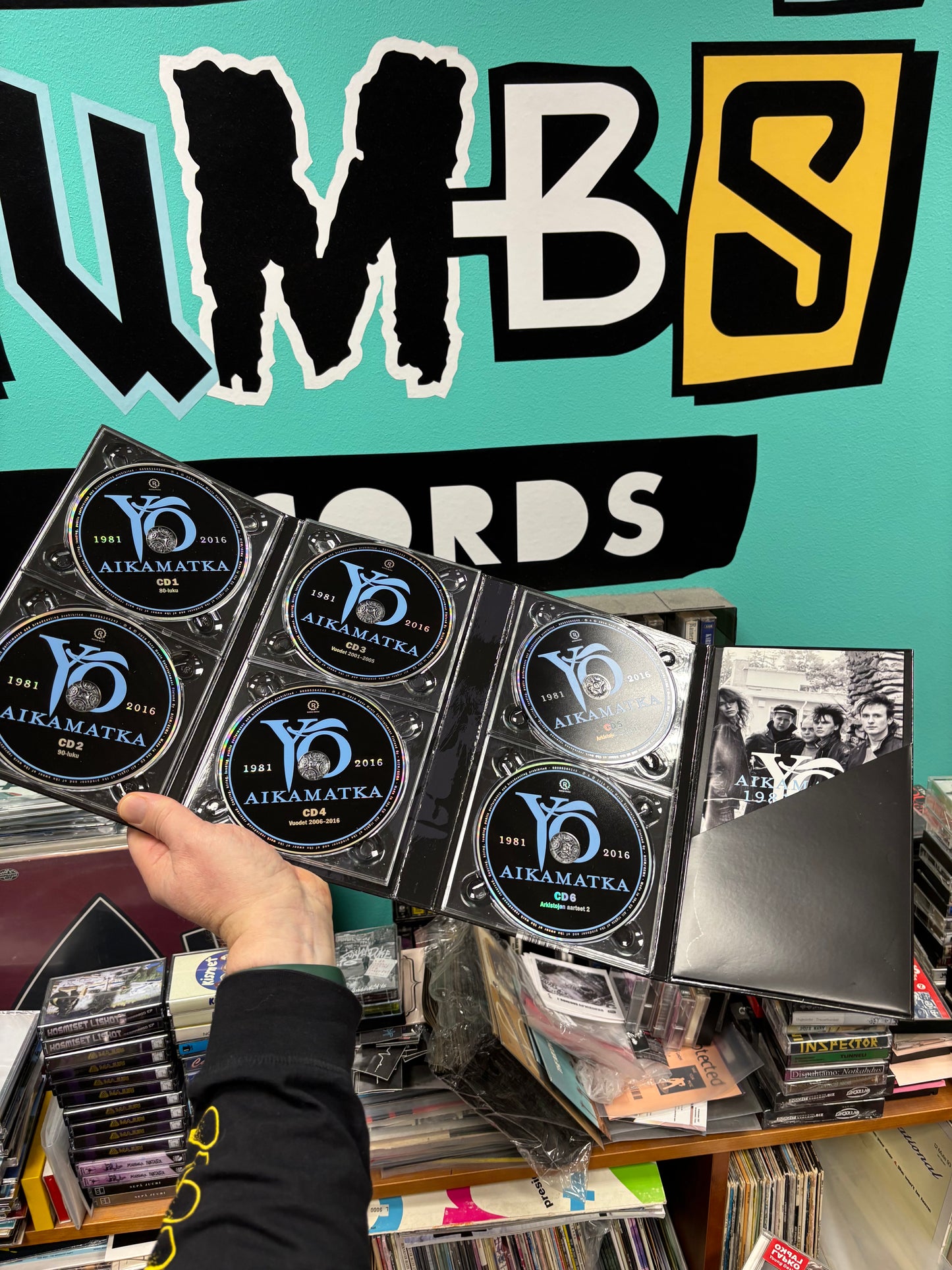 Yö: Aikamatka 1981-2016, 6 x CD, booklet, Compilation, Only pressing, Ratas Music, Sony Music, Finland 2016