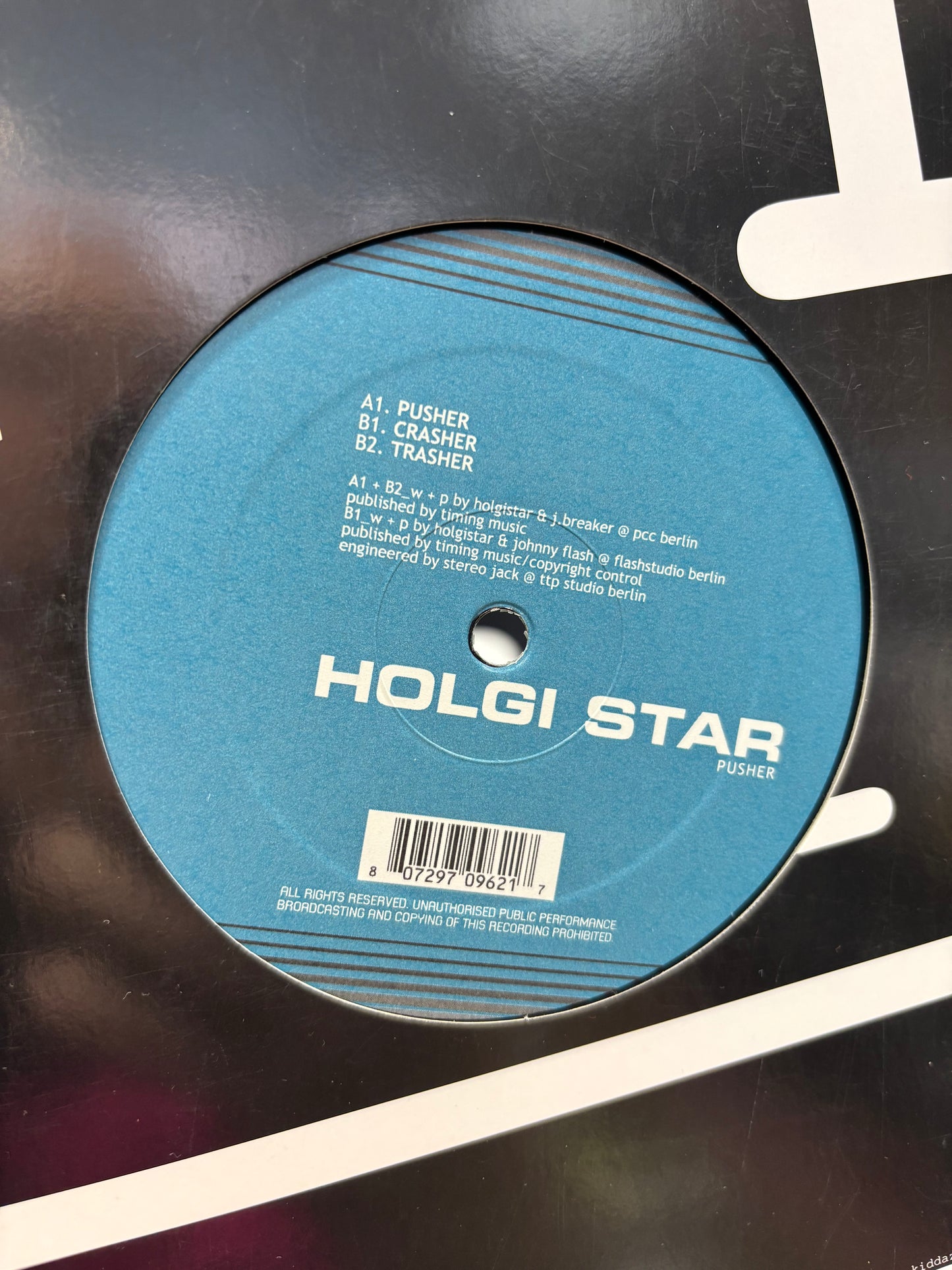 Holgi Star: Pusher, 12inch, Only official pressing, Kiddaz.fm, Germany 2003