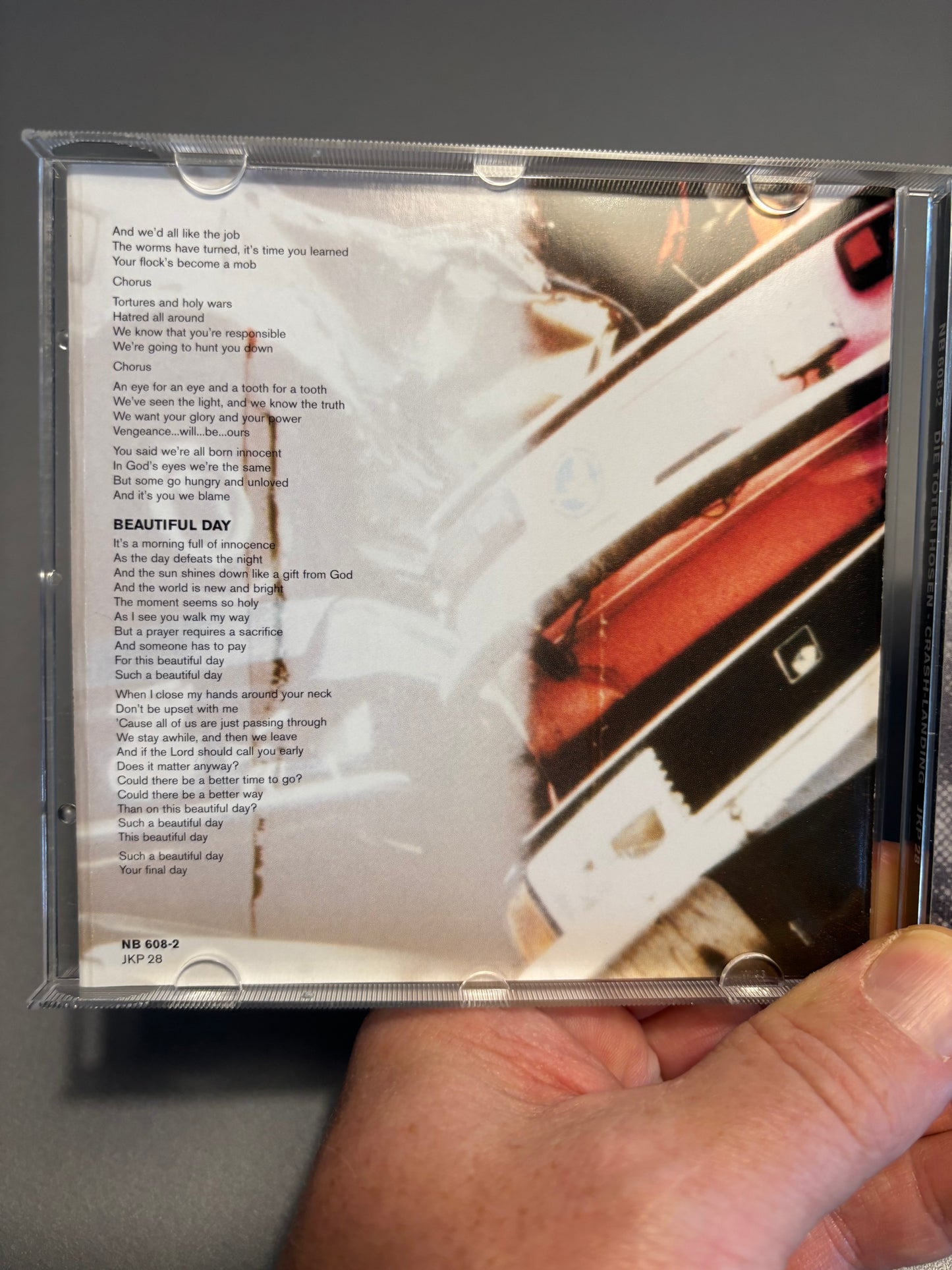 Die Toten Hosen: Crash-Landing, CD, 1st pressing, Nuclear Blast, Jochens Kleine Plattenfirma, Germany 1999