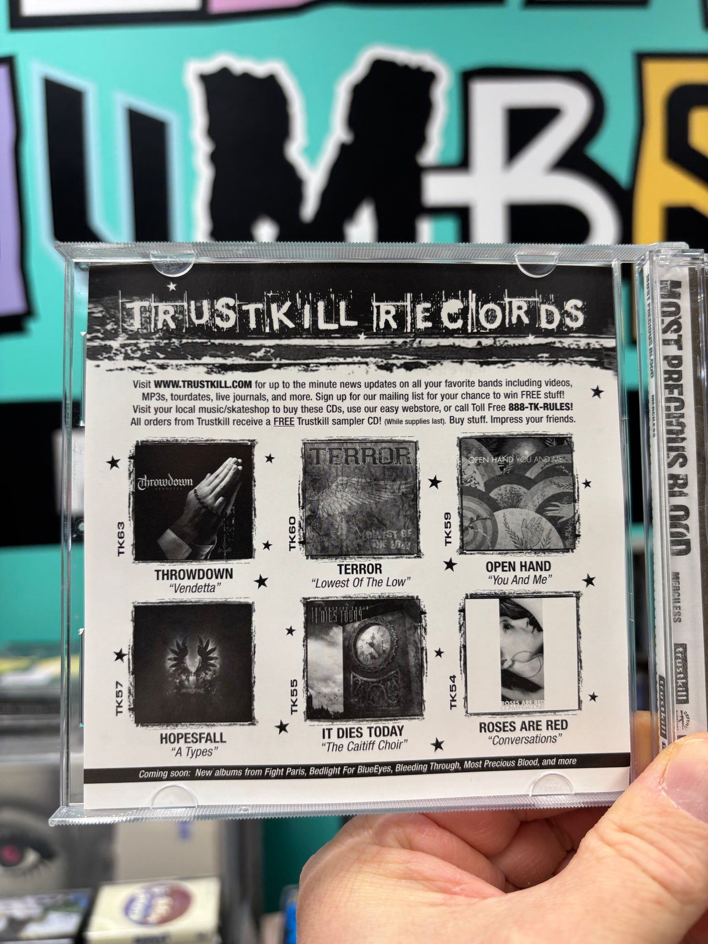 Most Precious Blood: Merikeskus, CD, 1st pressing, Trustkill Records, US 2005