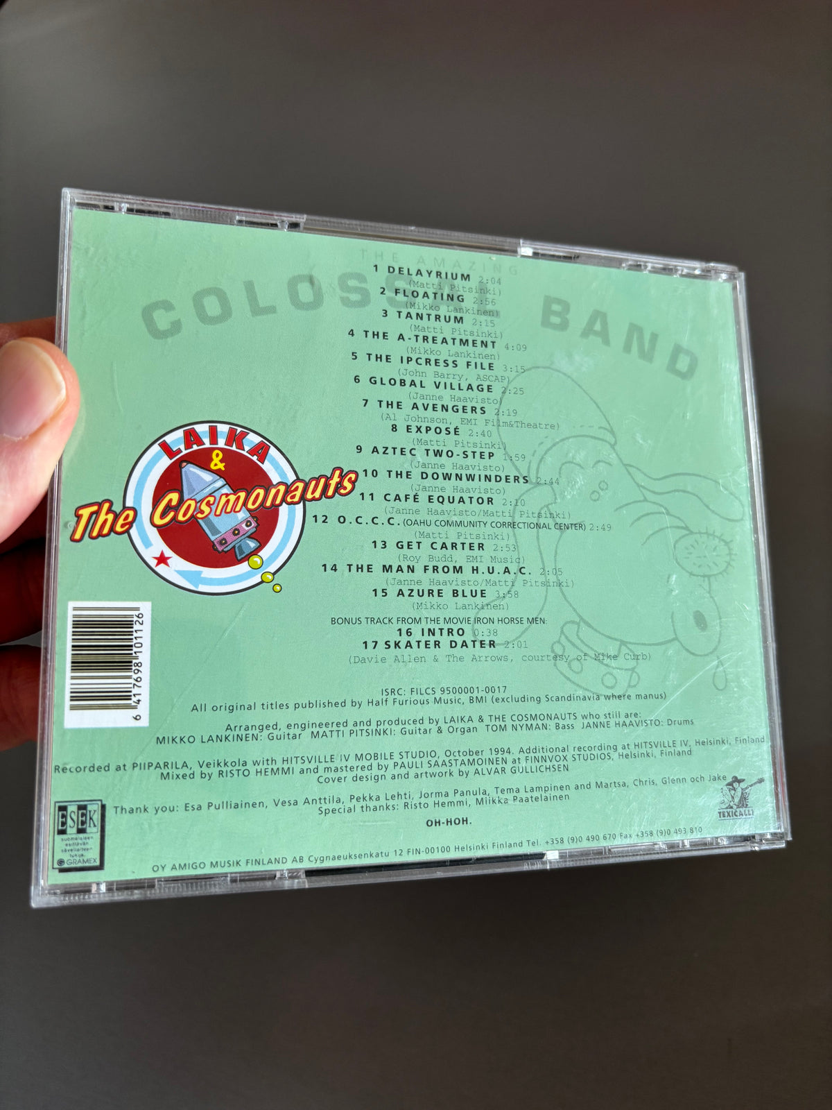 Laika & The Cosmonauts: The Amazing Colossal Band, CD, Amigo, Finland 1995