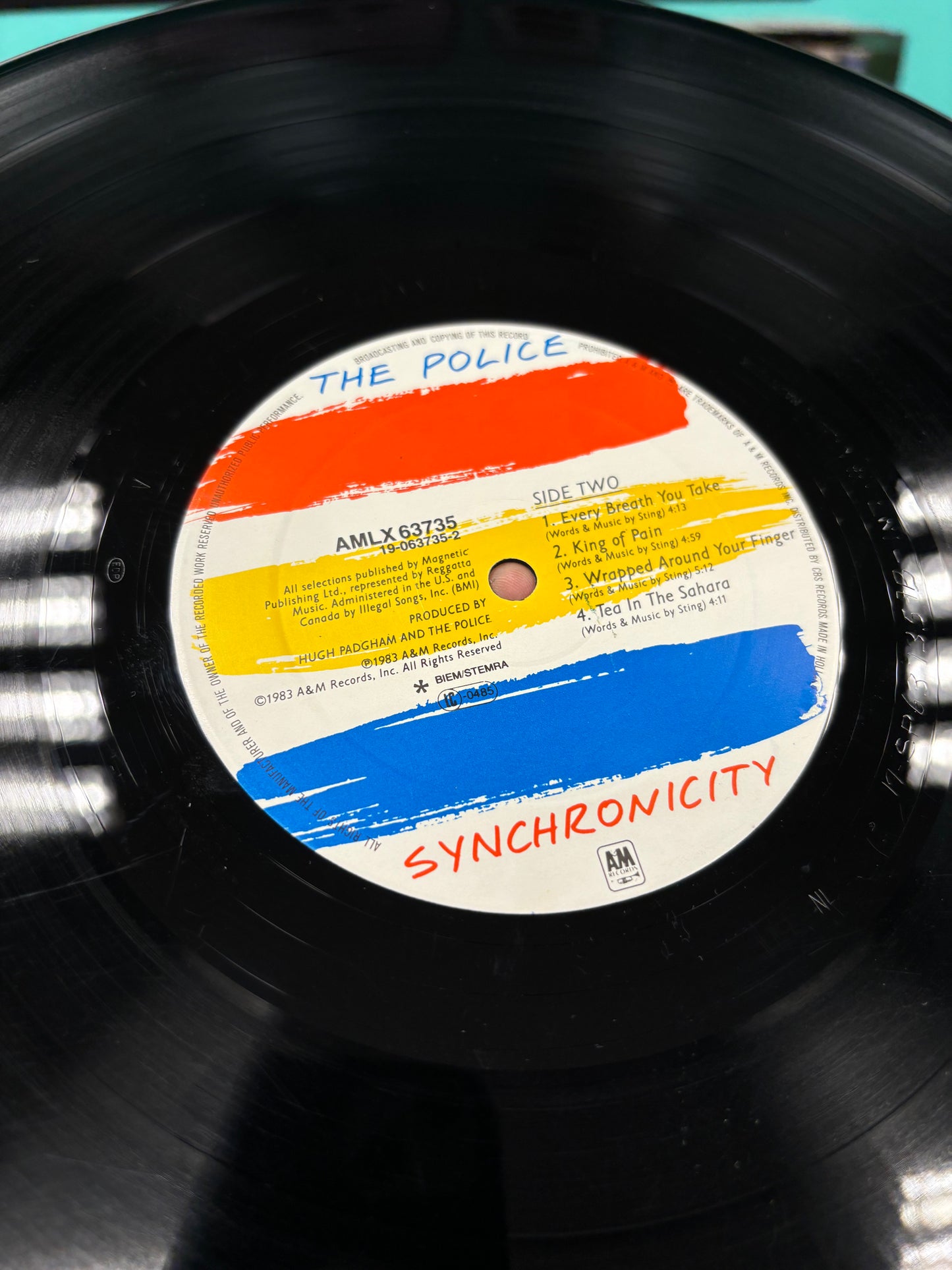 The Police: Synchronicity, LP, A&M Records, Europe 1983