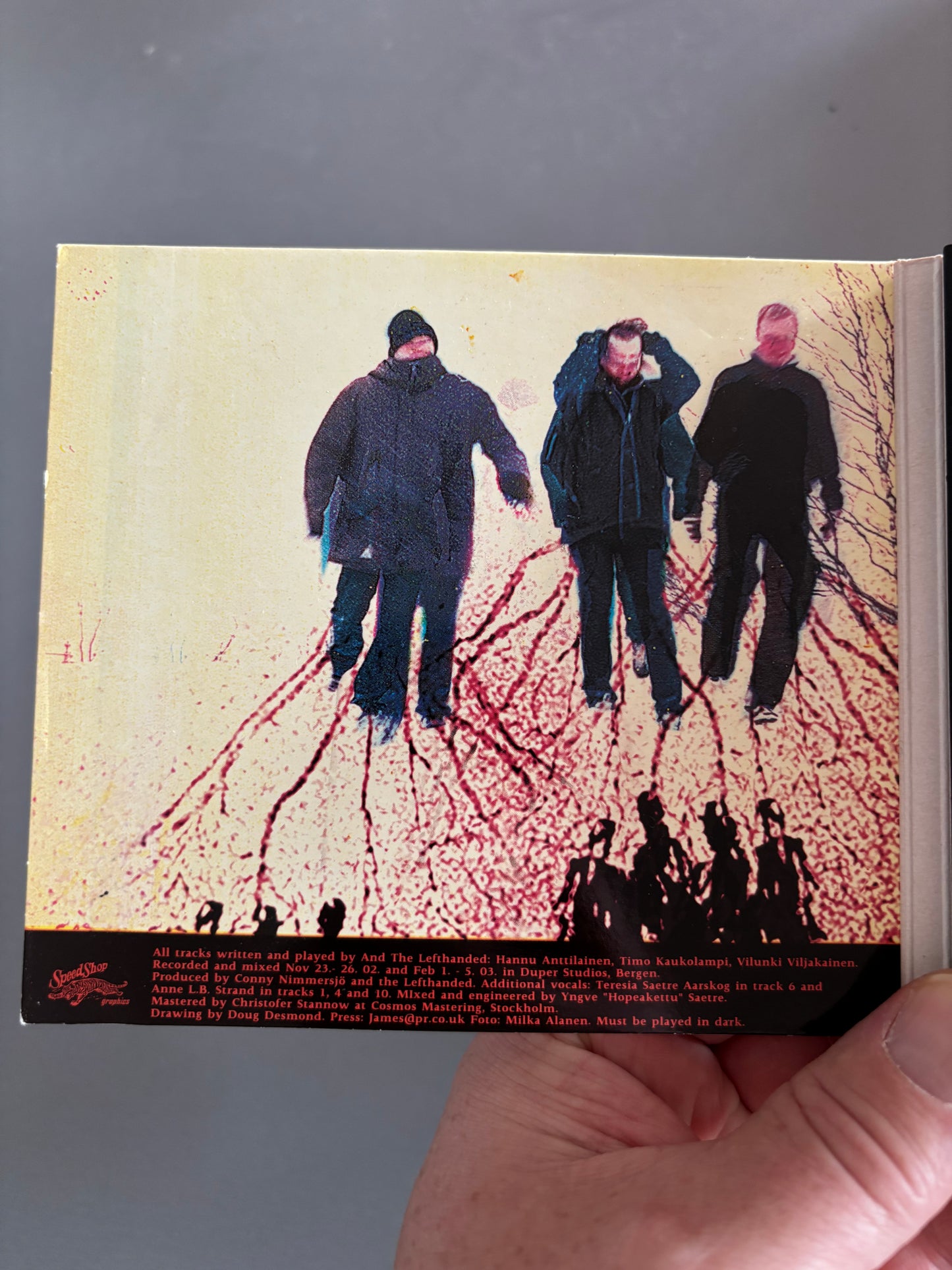 And The Lefthanded: In The Kingdom Of Shadows, CD, Only pressing, Lefta Records, Jupiter, Finland 2004