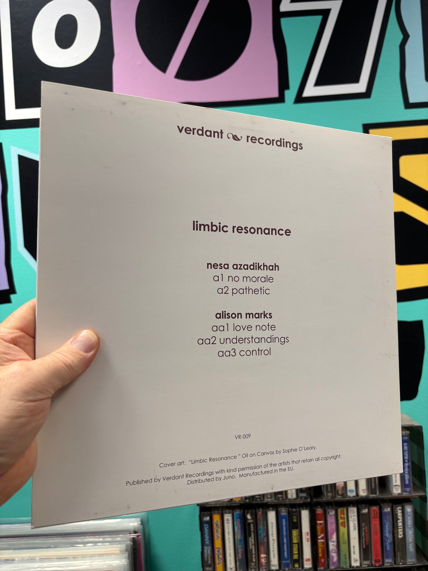 Nesa Azadikhah/Alison Marks: Limbic Resonance, 12inch, Only official pressing, Verdant Recordings, UK 2020