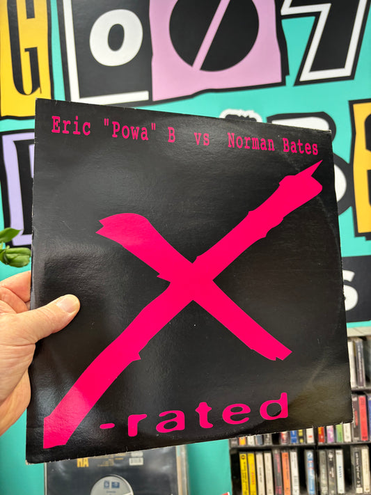Eric ”Powa” B vs Norman Bates: X-Rated Files, 12inch, Only pressing, Not On Label, Belgium 2005