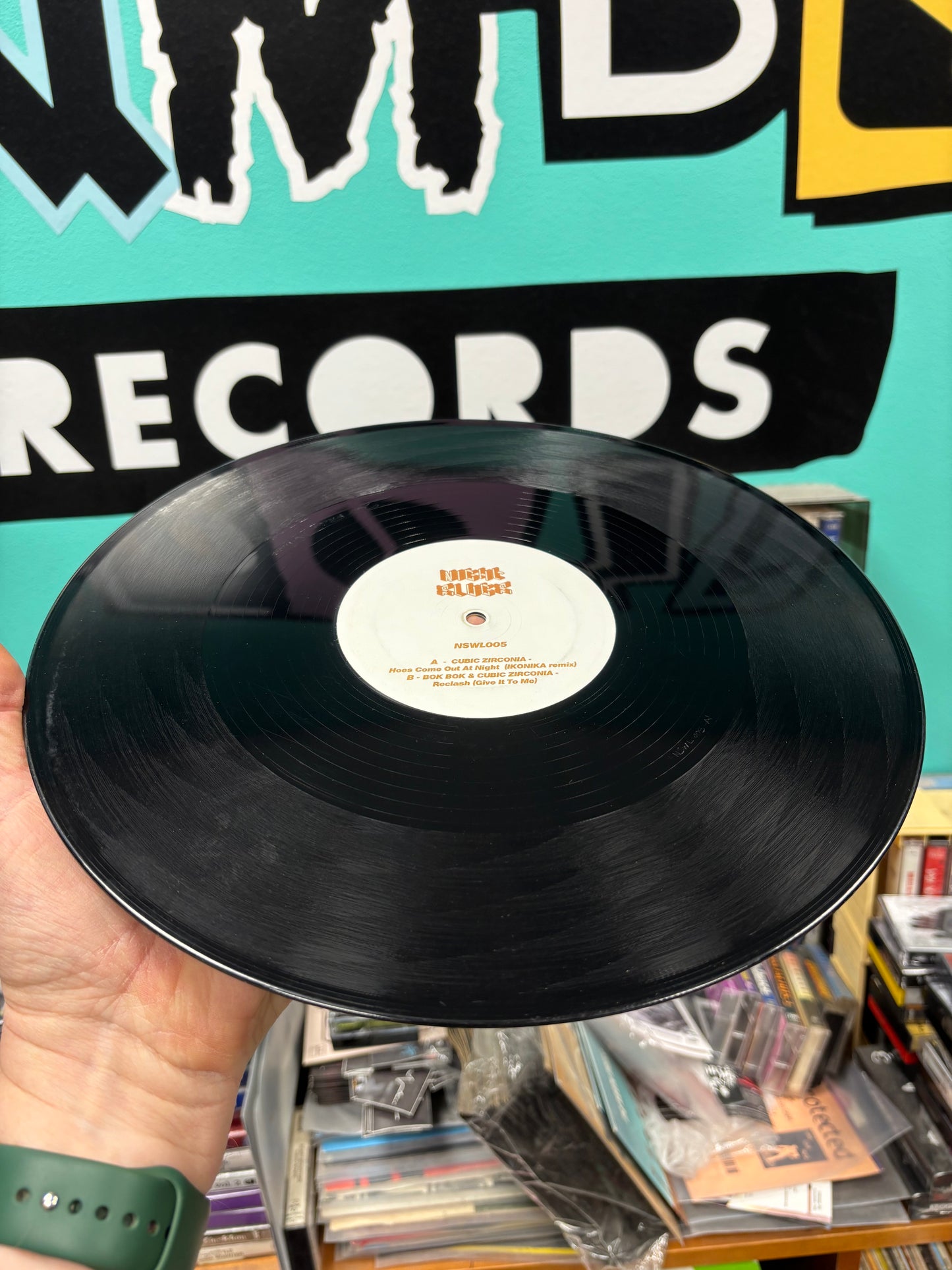 Cubic Zirconia & Bok Bok: Hoes Come Out At Night (Ikonika Remix)/Reclash (Give It To Me), 12inch, Only pressing, Night Slugs, UK 2010