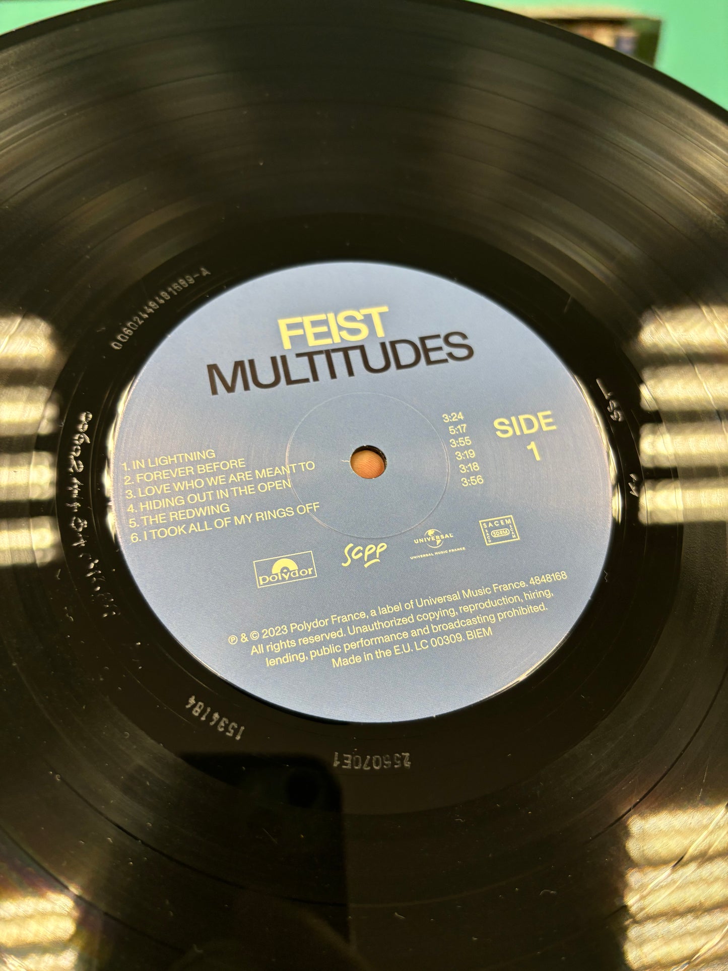 Feist: Multitudes, LP, Polydor, Universal Music France, Europe 2023