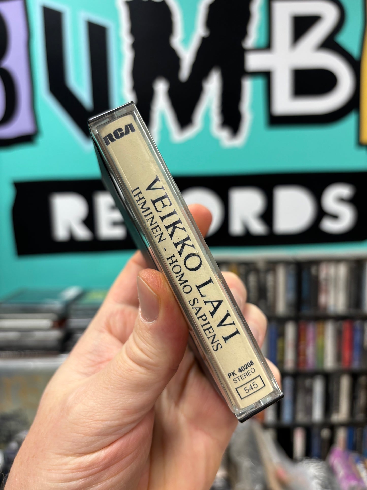 Veikko Lavi: Ihminen - Homo Sapiens, cassette, Only cassette pressing, RCA Victor, Finland 1982