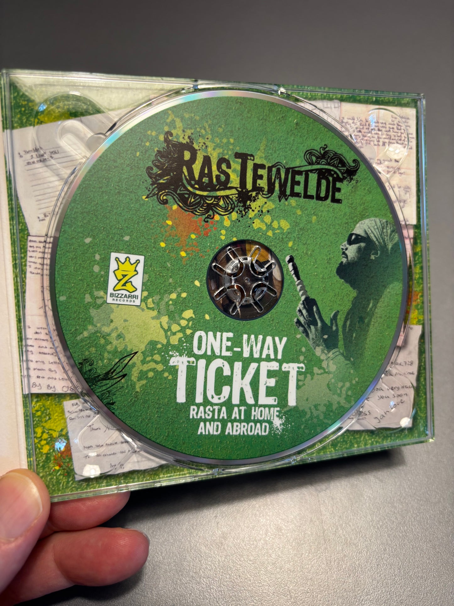Ras Tewelde: One-Way Ticket Rasta At Home And Abroad, CD, Only pressing, Bizzarri Records, Europe 2011
