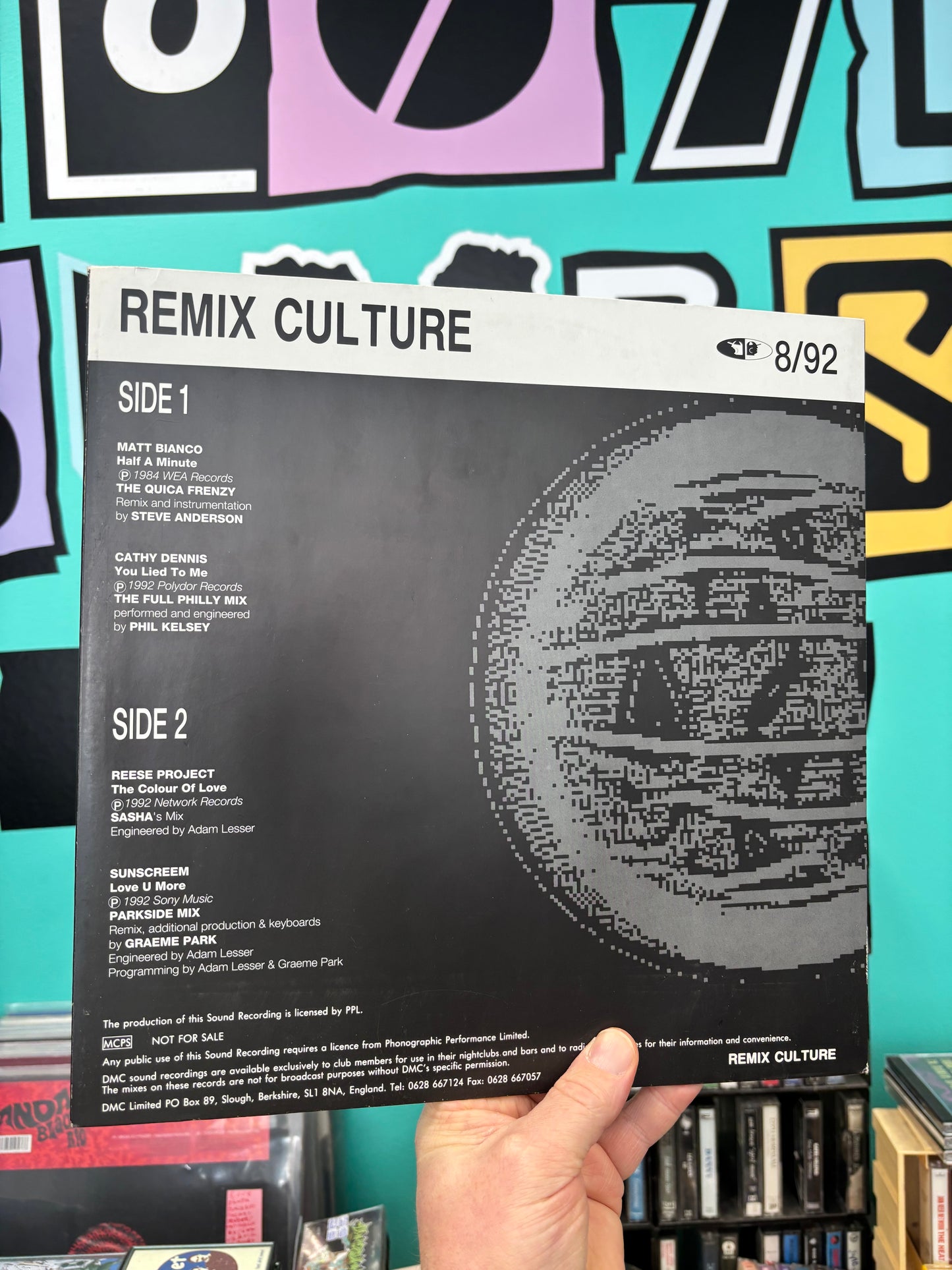 DMC - Remix Culture 8/92, 12inch, Only pressing, DMC, UK 1992