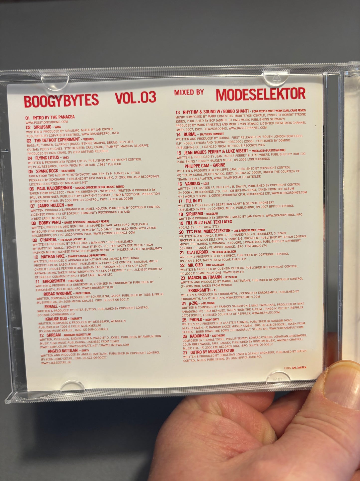 Modeselektor: Boogybytes Vol.03, CD, Mixed, BPitch Control, Germany 2007