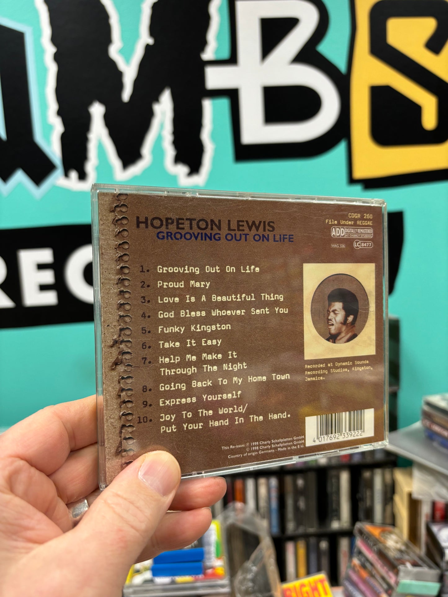 Hopeton Lewis: Grooving Out On Life, CD, reissue, Charly Records, Germany 1998