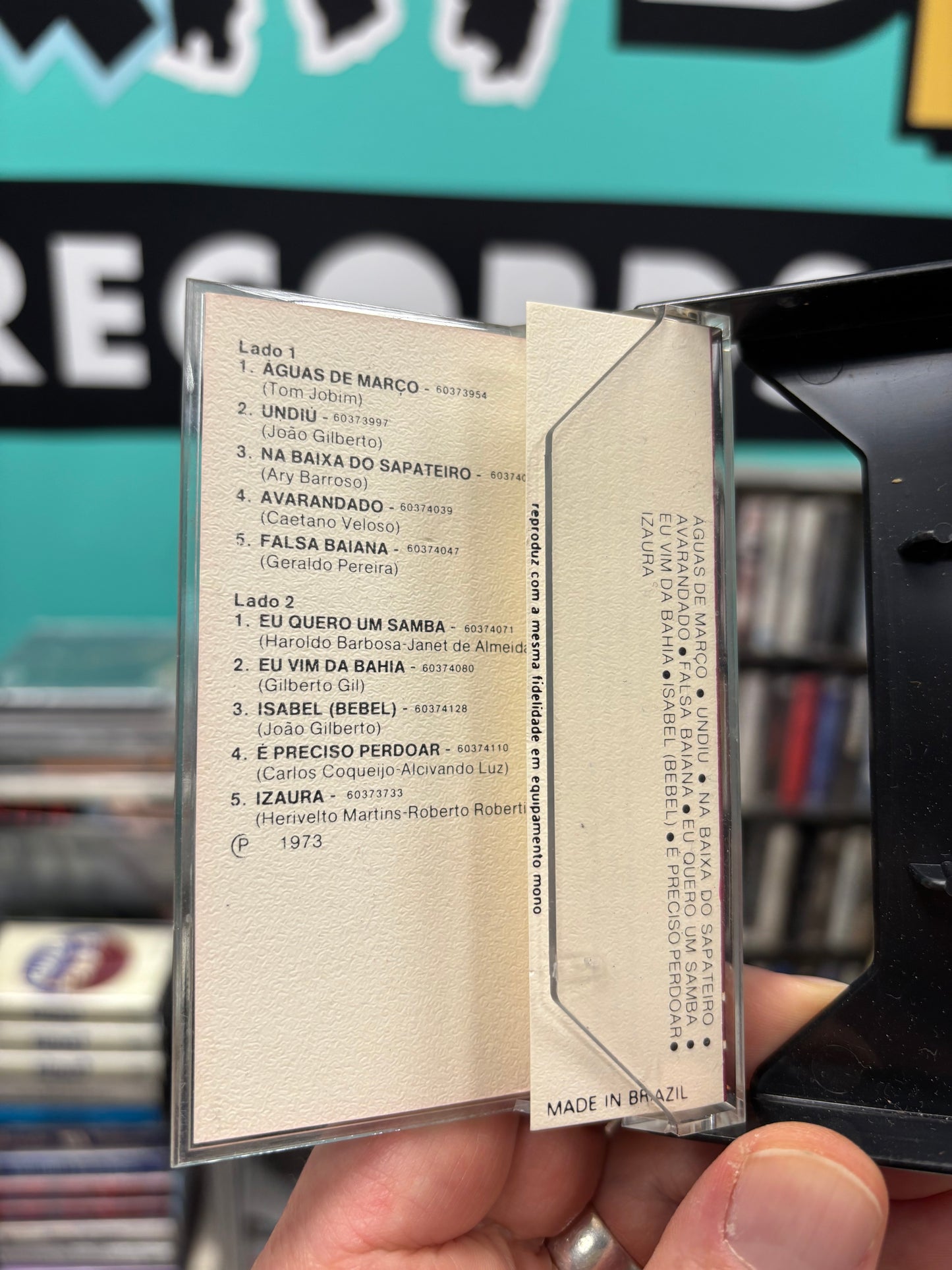 João Gilberto: João Gilberto, C-cassette, reissue, Polyfar, Brazil 1978