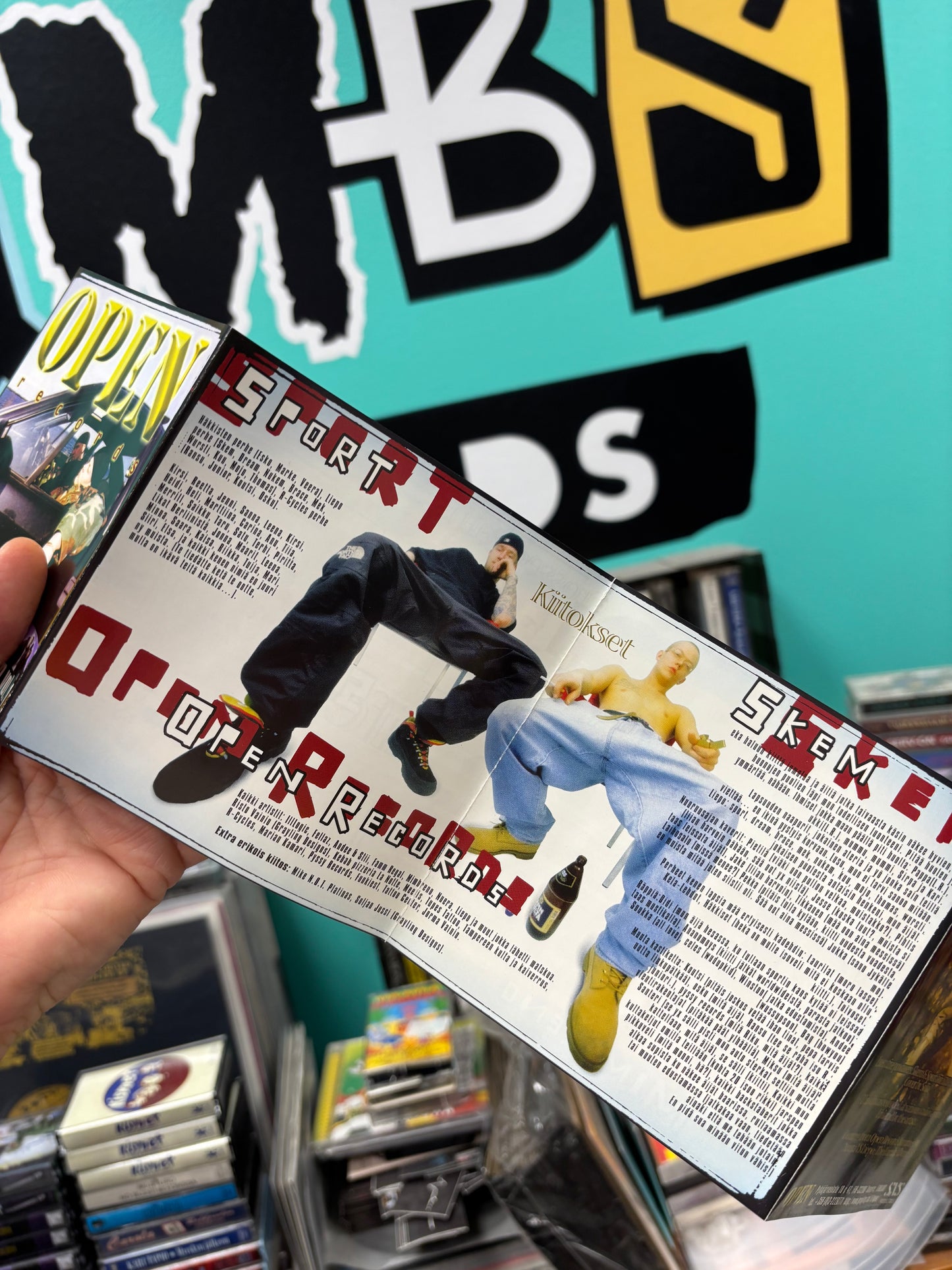 Open Records Presents: Finnish Hip-Hop Compilation Vol. 1, CD, Only pressing, Open Records, SNS Productions, Finland 1998