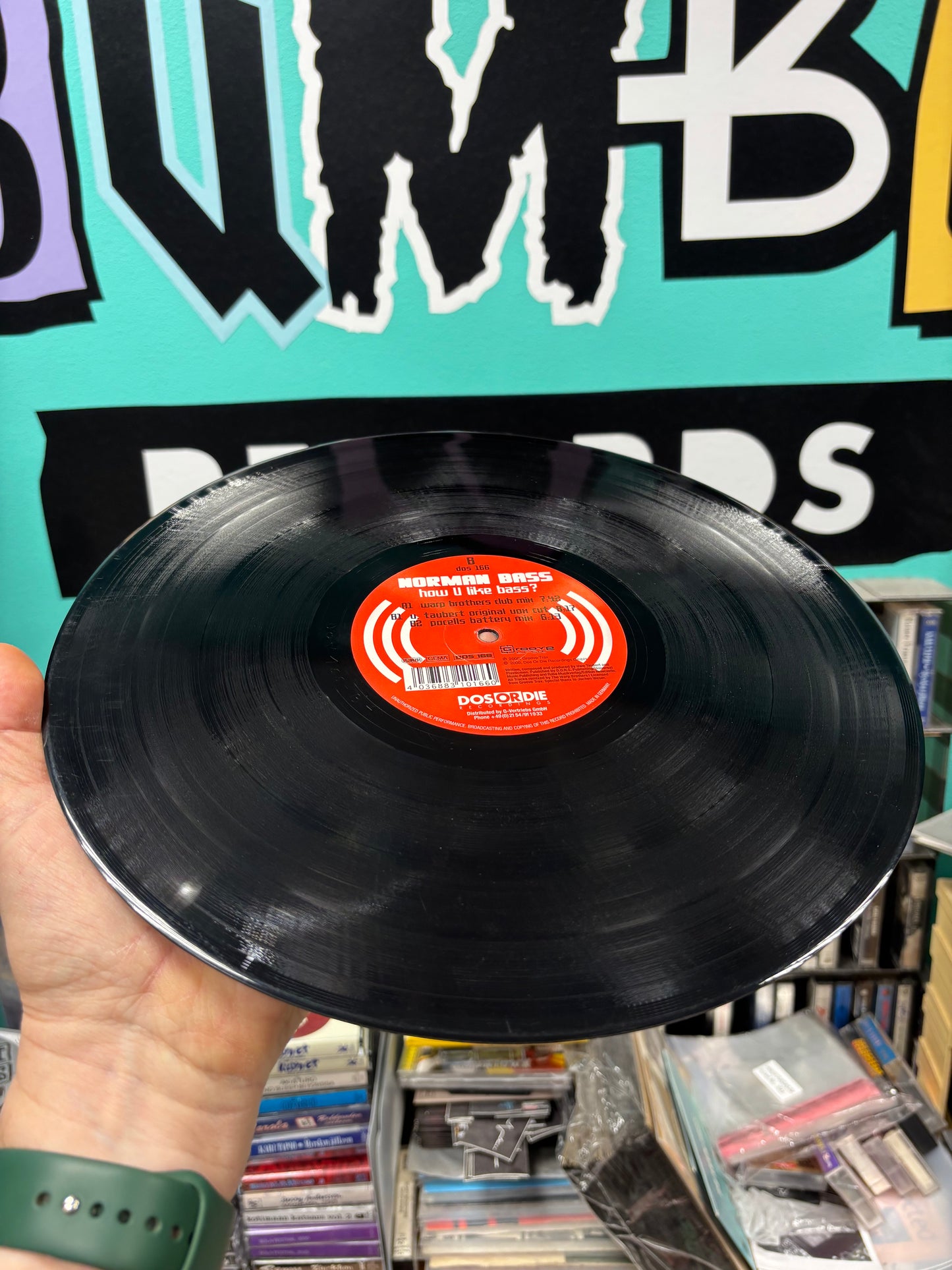 Norman Bass: How U Like Bass?, 12inch, 1st pressing, Dos Or Die Recordings, Germany 2001