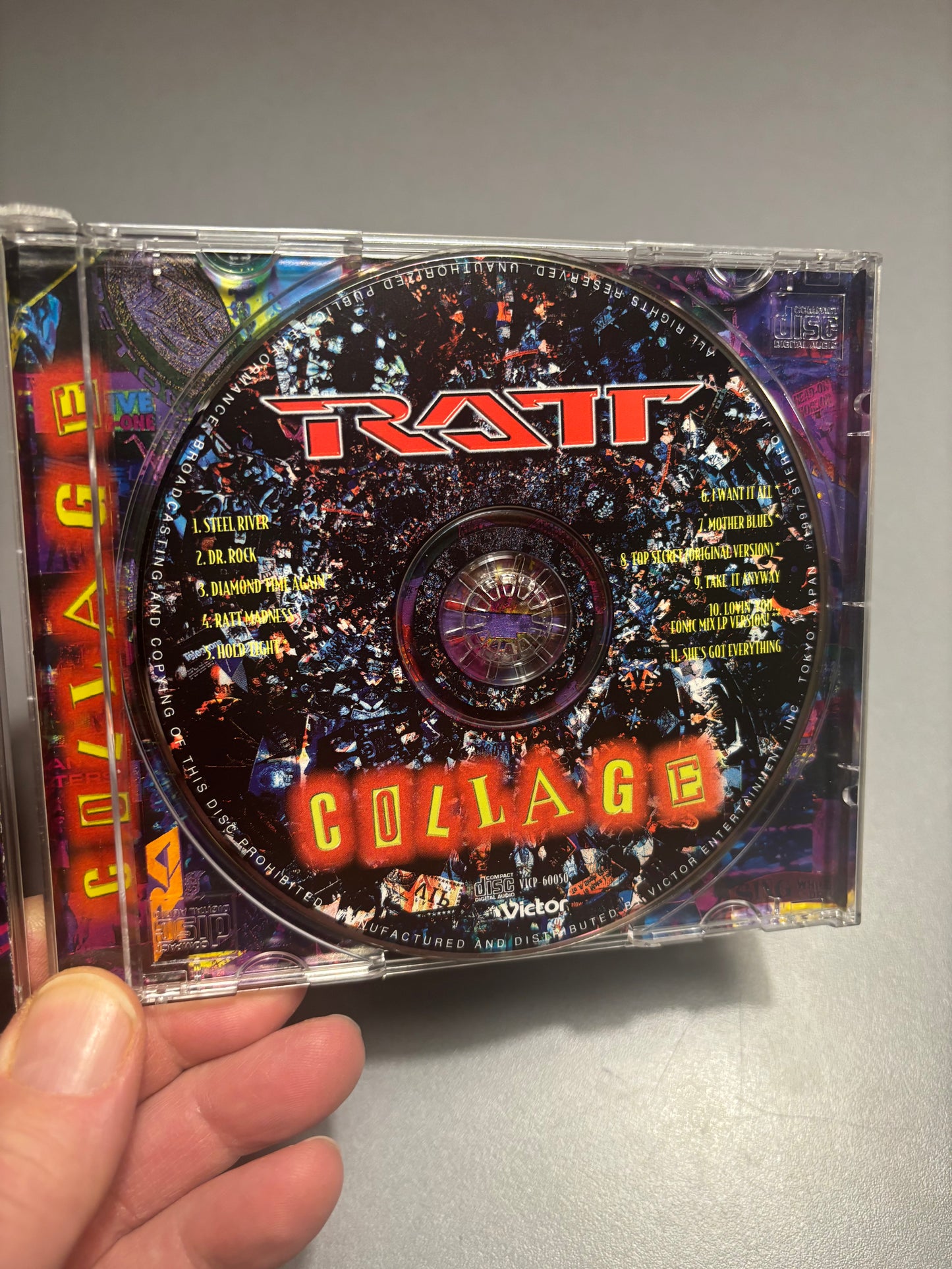 Ratt: Collage, CD, remastered, Victor, Japan 1997