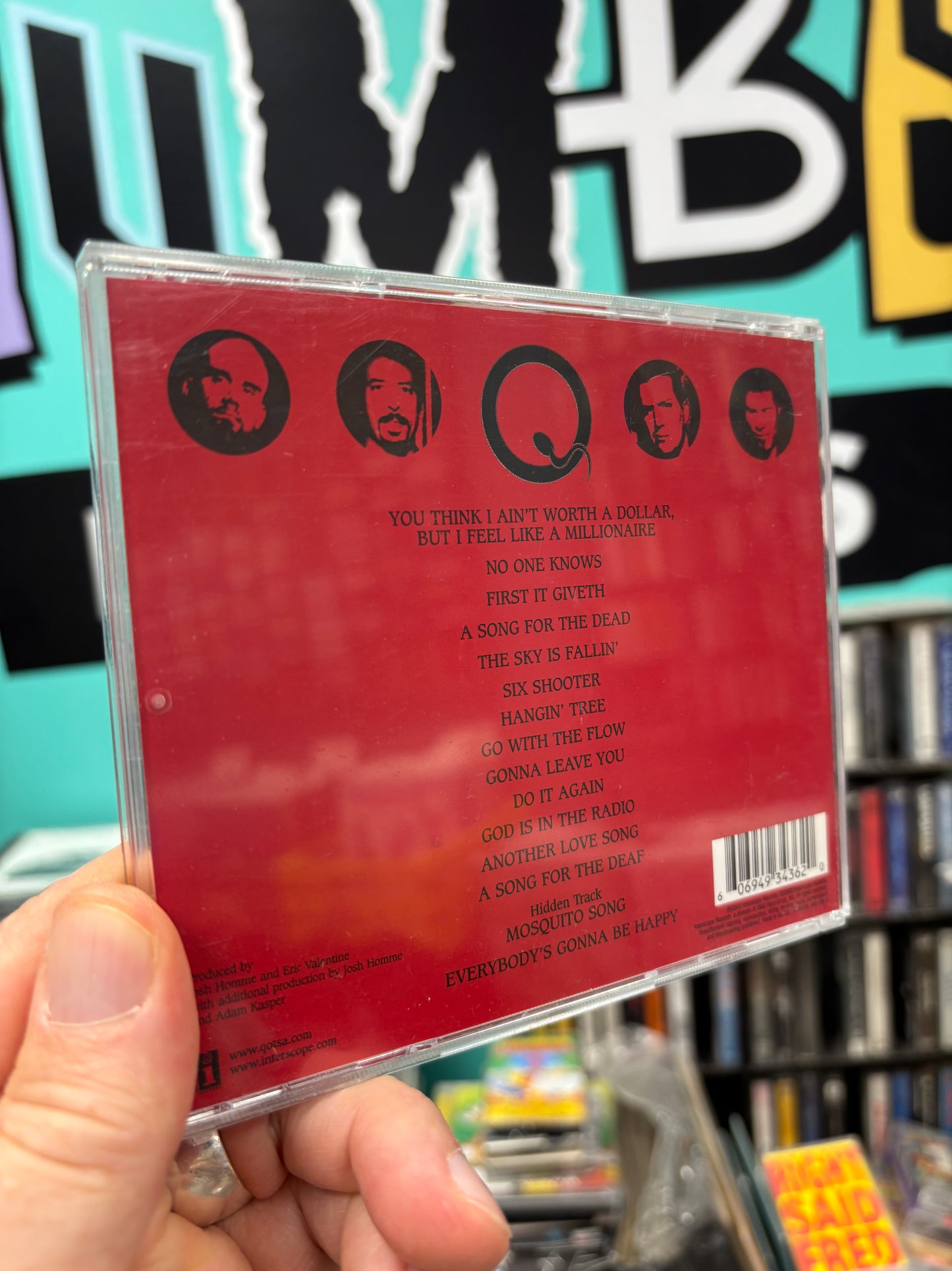 Queens Of The Stone Age: Songs For The Deaf, CD, Interscope Records, Europe 2002