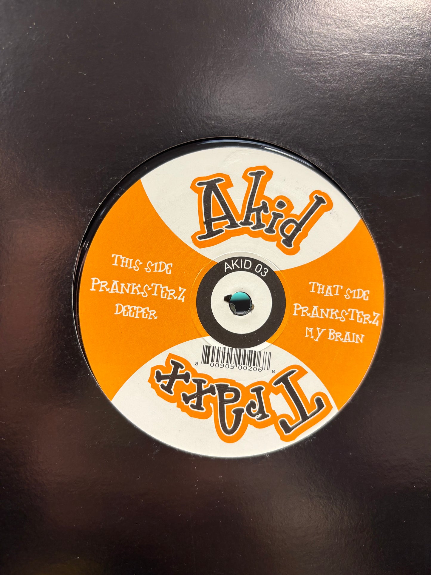 The Pranksterz: Deeper/My Brain, 12inch, Only official pressing, Akid Traxx, UK 2000
