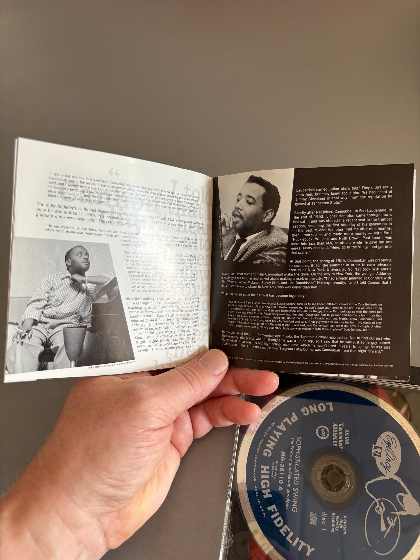 Cannonball Adderley: Sophisticated Swing: The Emarcy Small-Group Sessions, 2CD, 1st pressing, compilation, Verve Records, US 1995