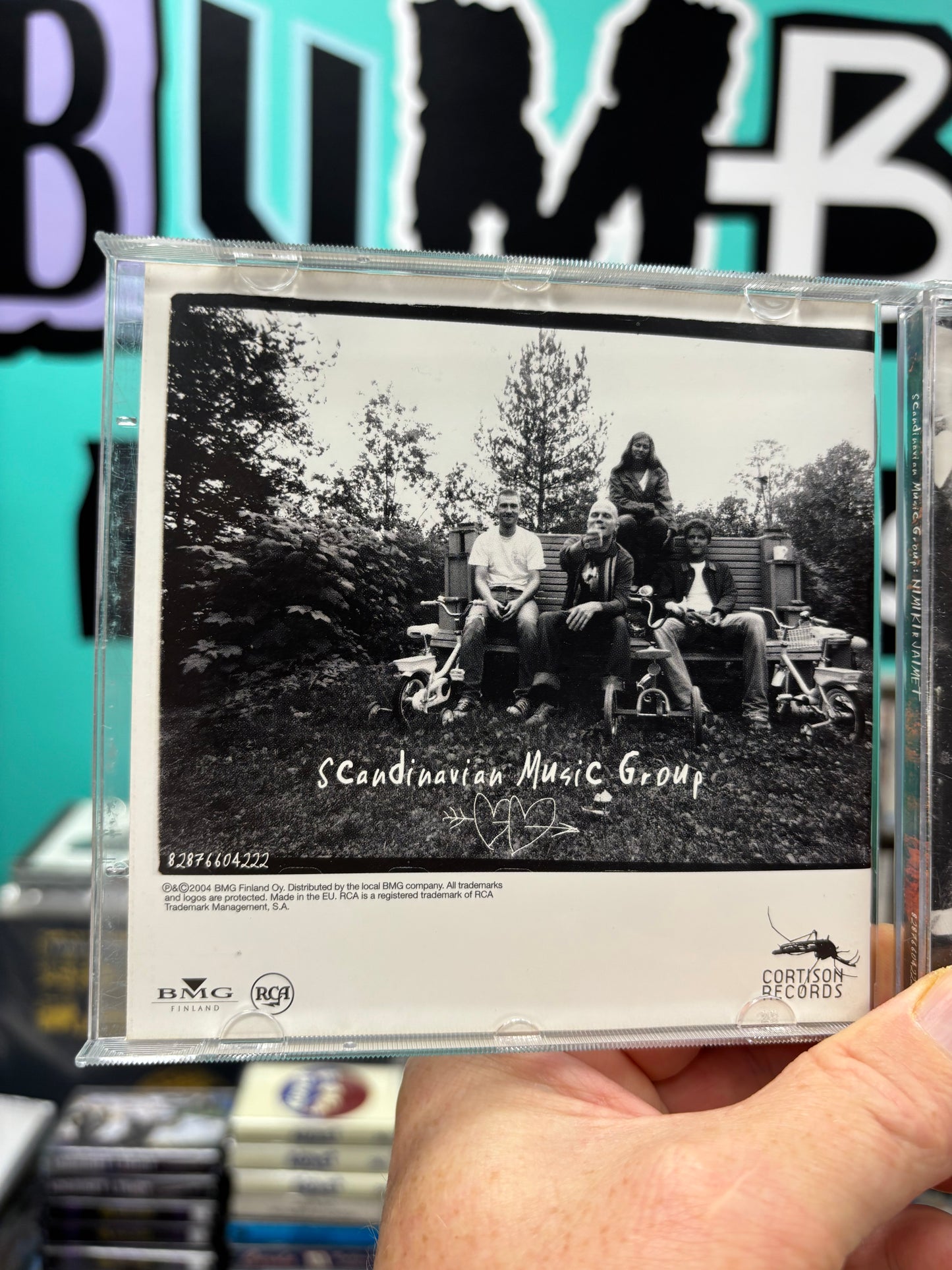 Scandinavian Music Group: Nimikirjaimet, CD, 1st pressing, Cortison Records, BMG Finland, Finland 2004