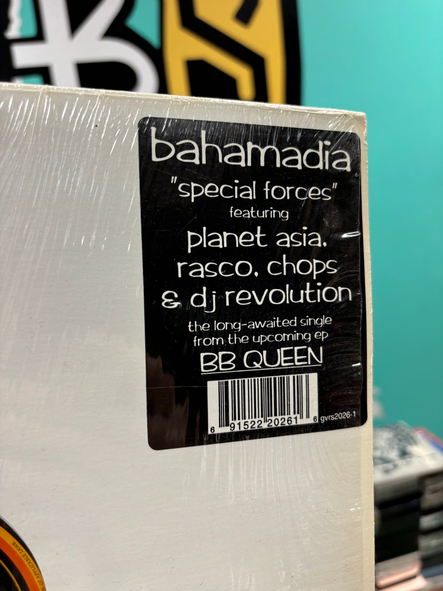 Bahamadia: Special Forces, 12inch, Only pressing, Good Vibe Recordings, B-Girl Records, US 2000