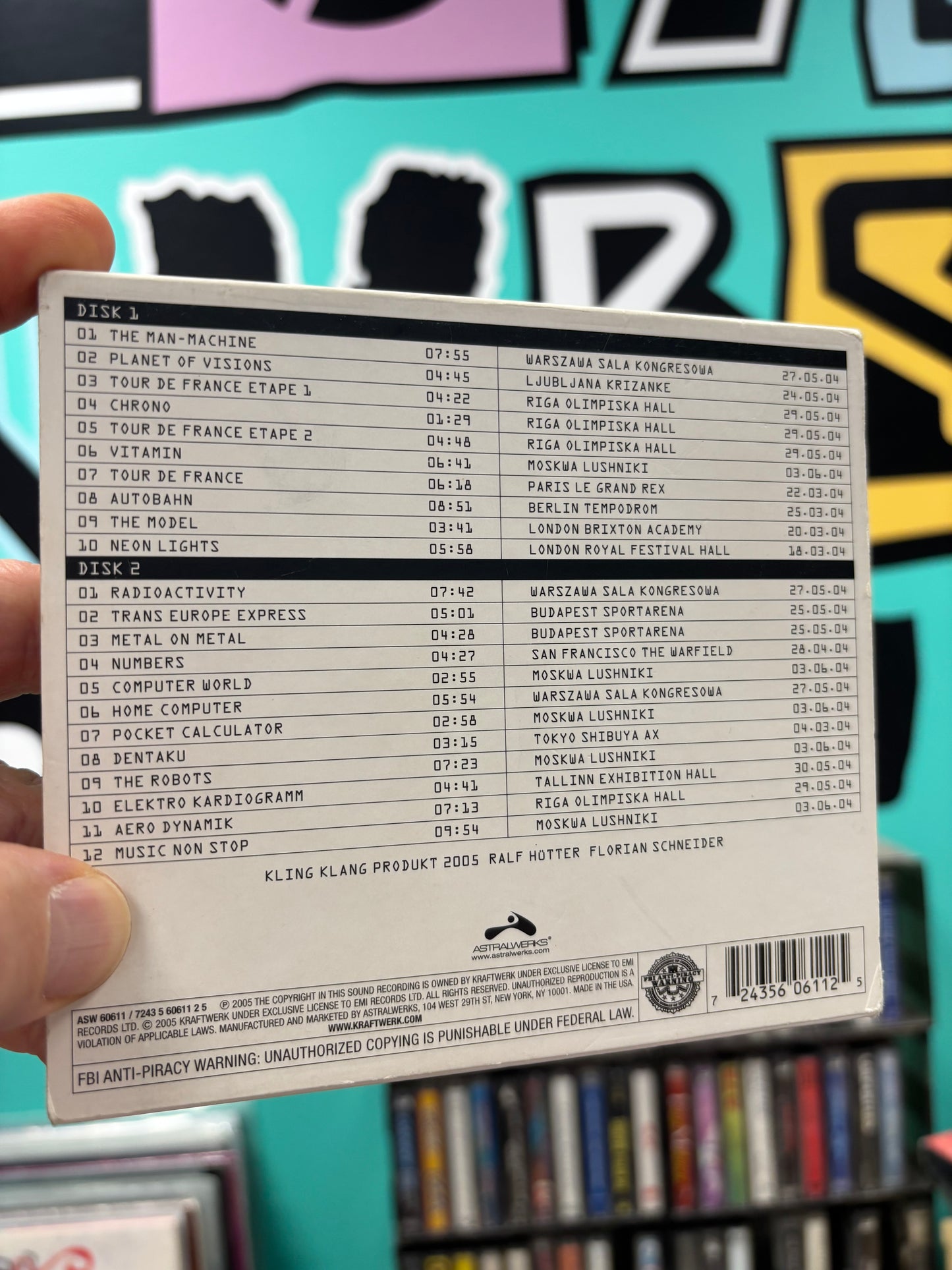 Kraftwerk: Minimum-Maximum, 2CD, English Version, Astralwerks, US 2005