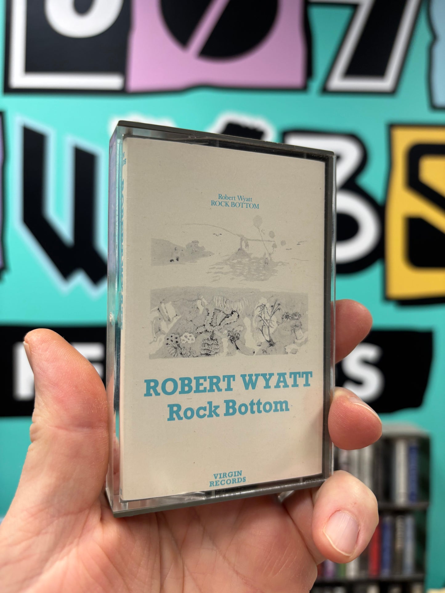 Robert Wyatt: Rock Bottom, C-cassette, 1st pressing, Virgin, UK 1974