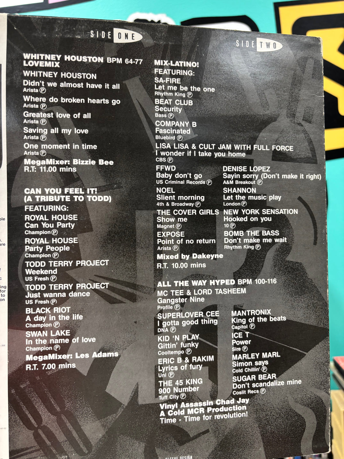 DMC - October 88 Mixes 1, 12inch, Only pressing, DMC, UK 1988