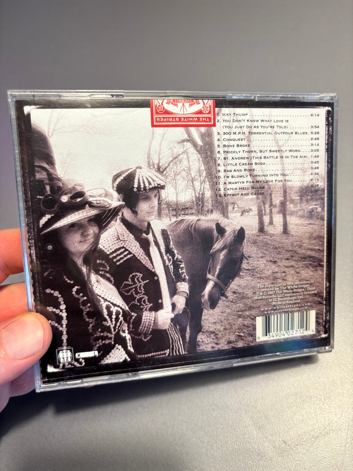 The White Stripes: Icky Thump, CD, XL Recordings, Third Man Records, Europe 2007