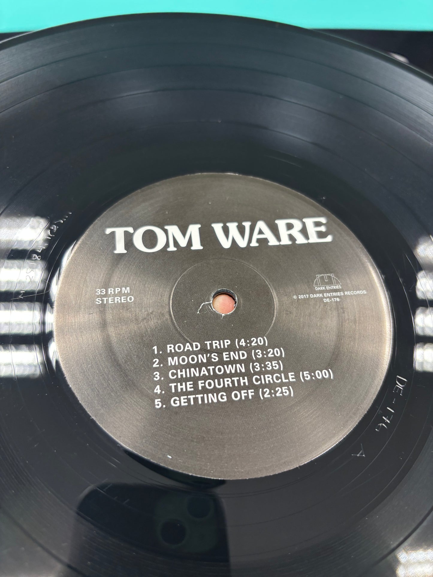 Tom Ware: Tom Ware, LP, reissue, remastered, Dark Entries, US 2017